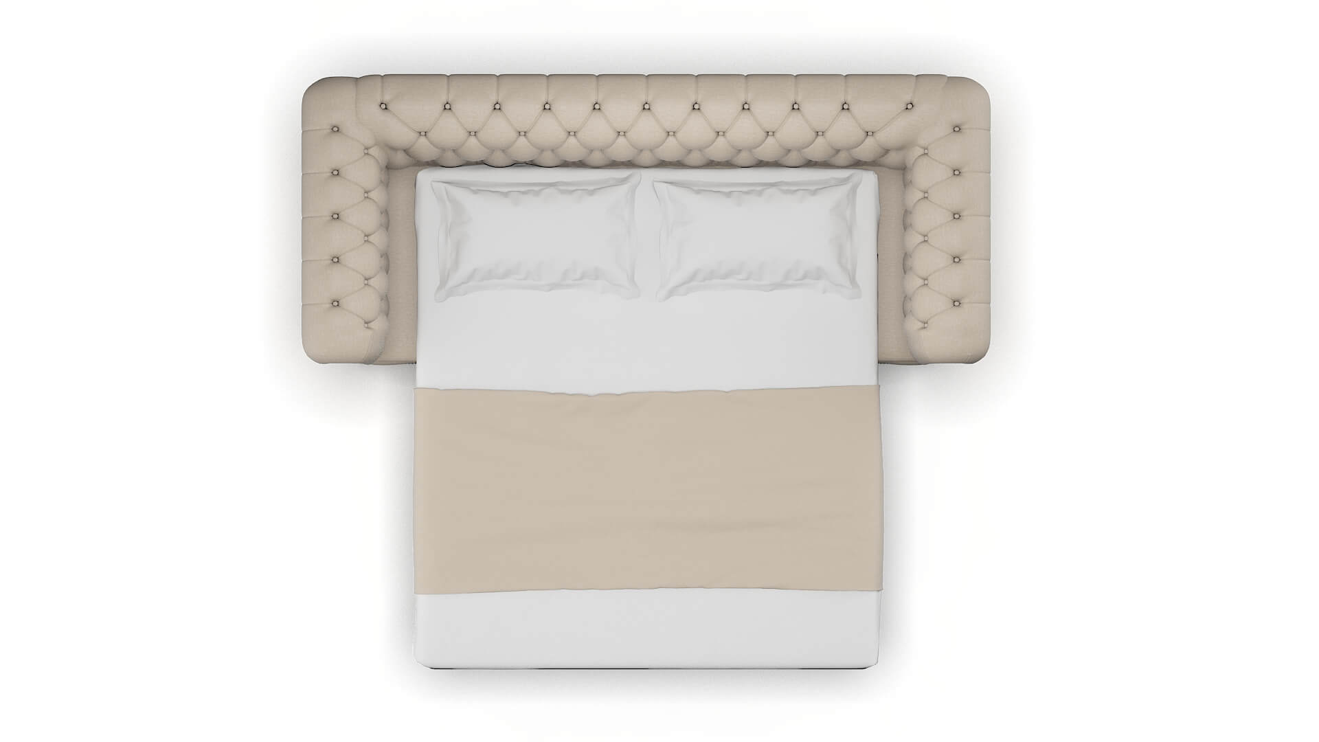 Bordeaux Oscar Linen Sofa Sleeper Espresso legs 3