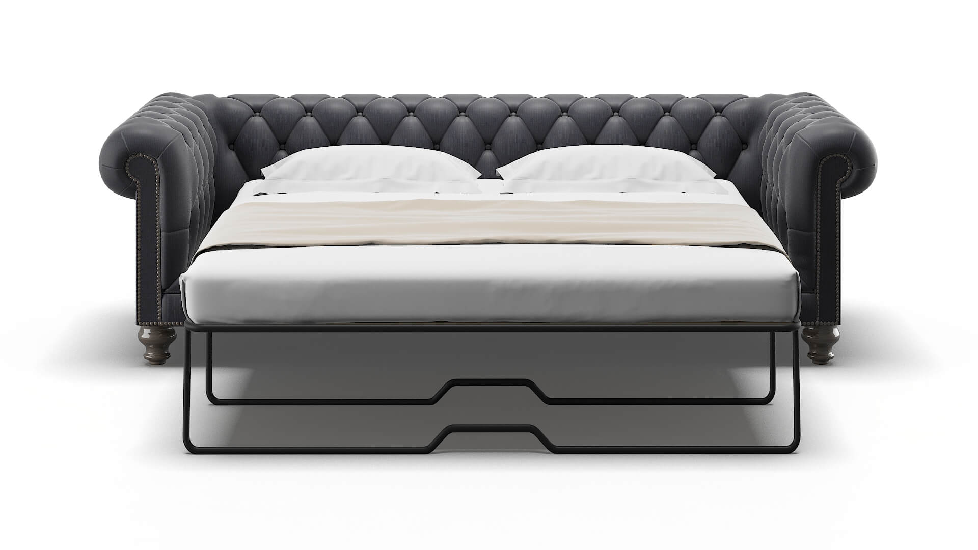 Bordeaux Parker Midnight Sofa Sleeper Espresso legs 1