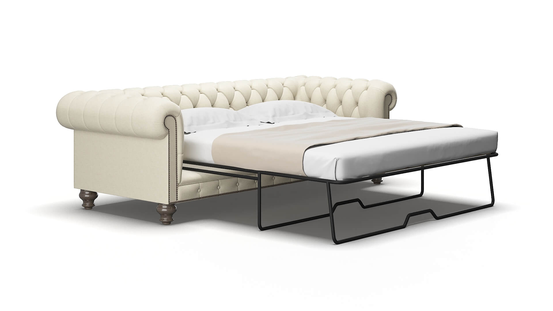 Bordeaux Phoenix Ivory Sofa Sleeper 2