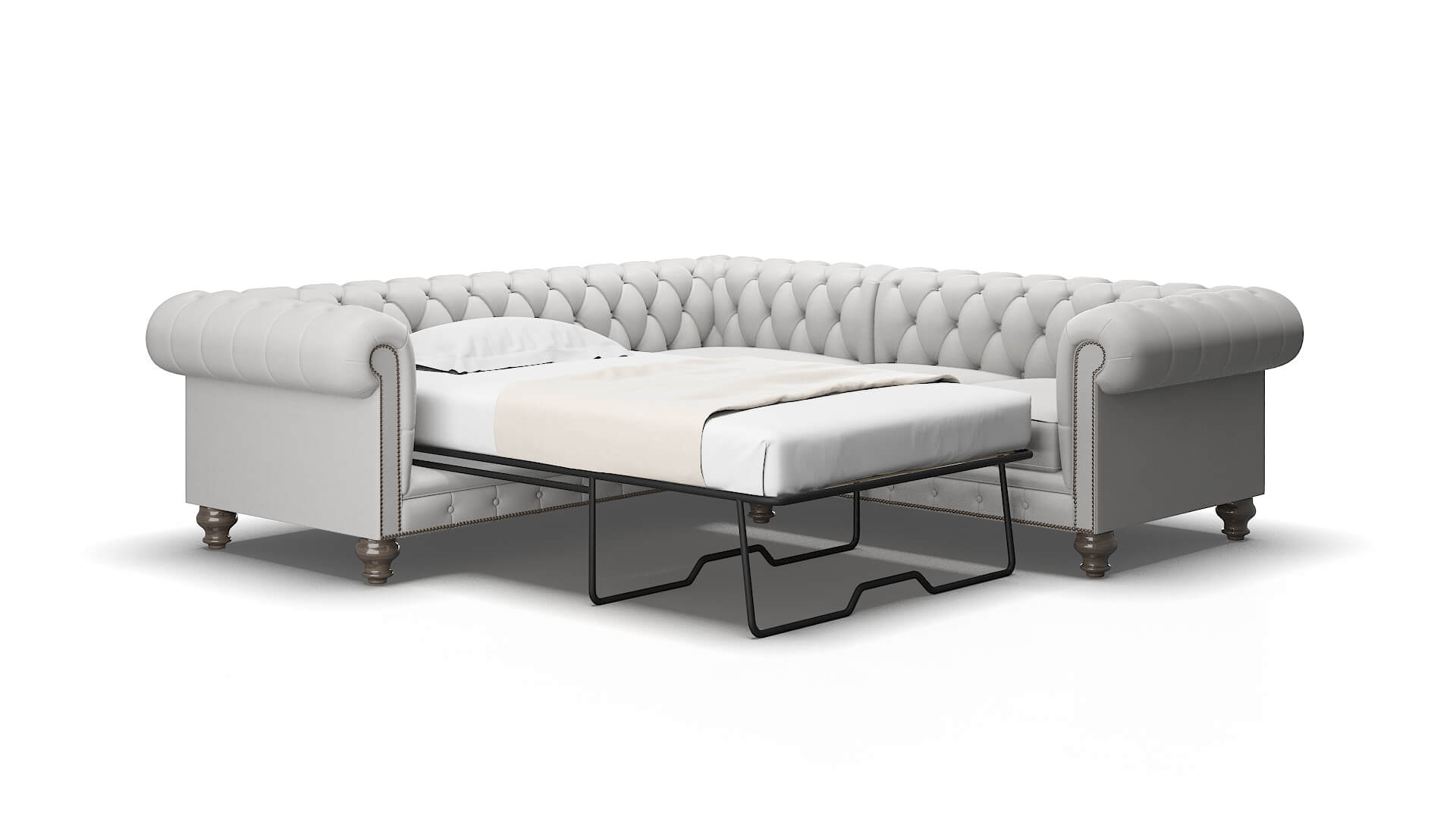 Bordeaux Prisma steam Sectional sleeper Espresso Legs  2