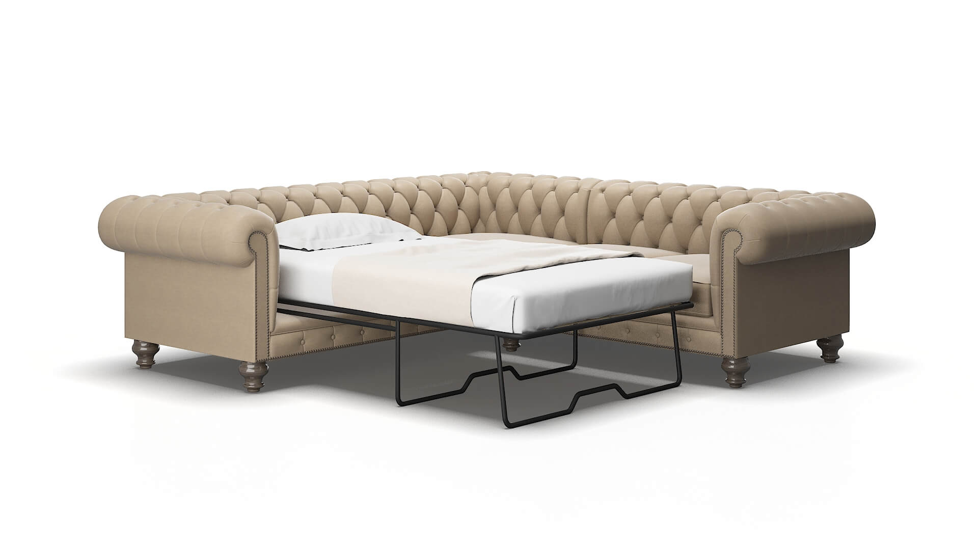 Bordeaux Rocket cappuccino Sectional sleeper Espresso Legs  2