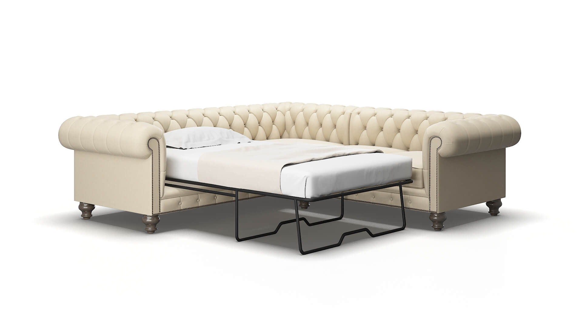Bordeaux Rocket sand Sectional sleeper Espresso Legs  2