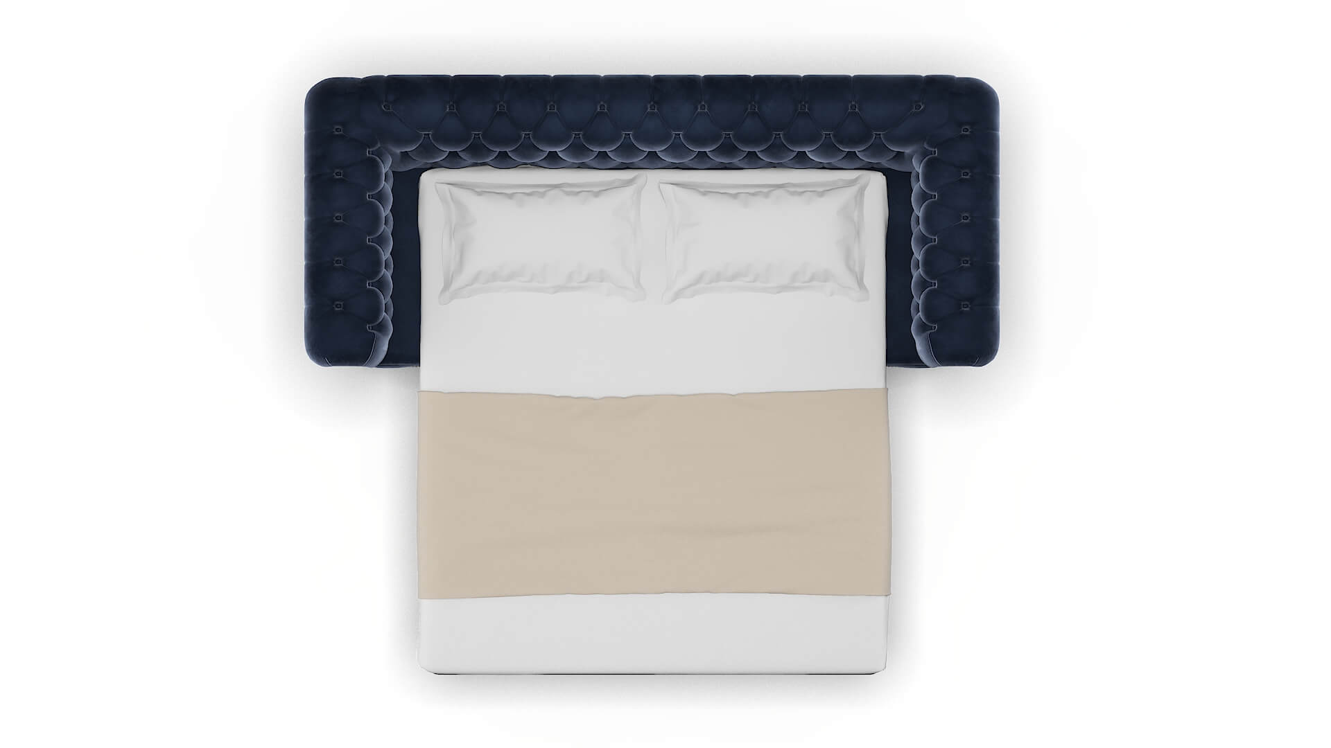 Bordeaux Royale Cobalt Sofa Sleeper Espresso legs 3