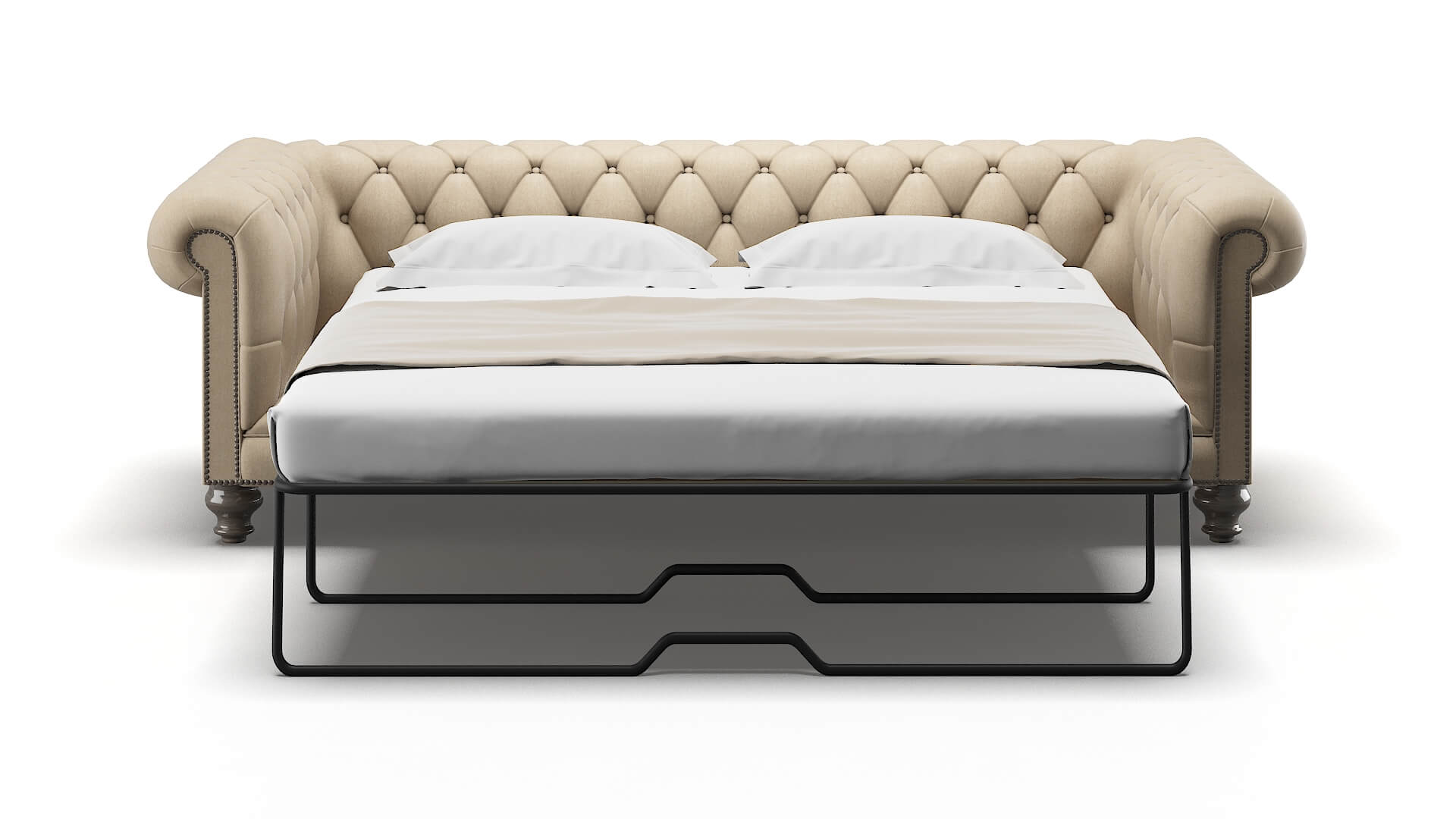 Bordeaux Royale Mondo Sofa Sleeper Espresso legs 1