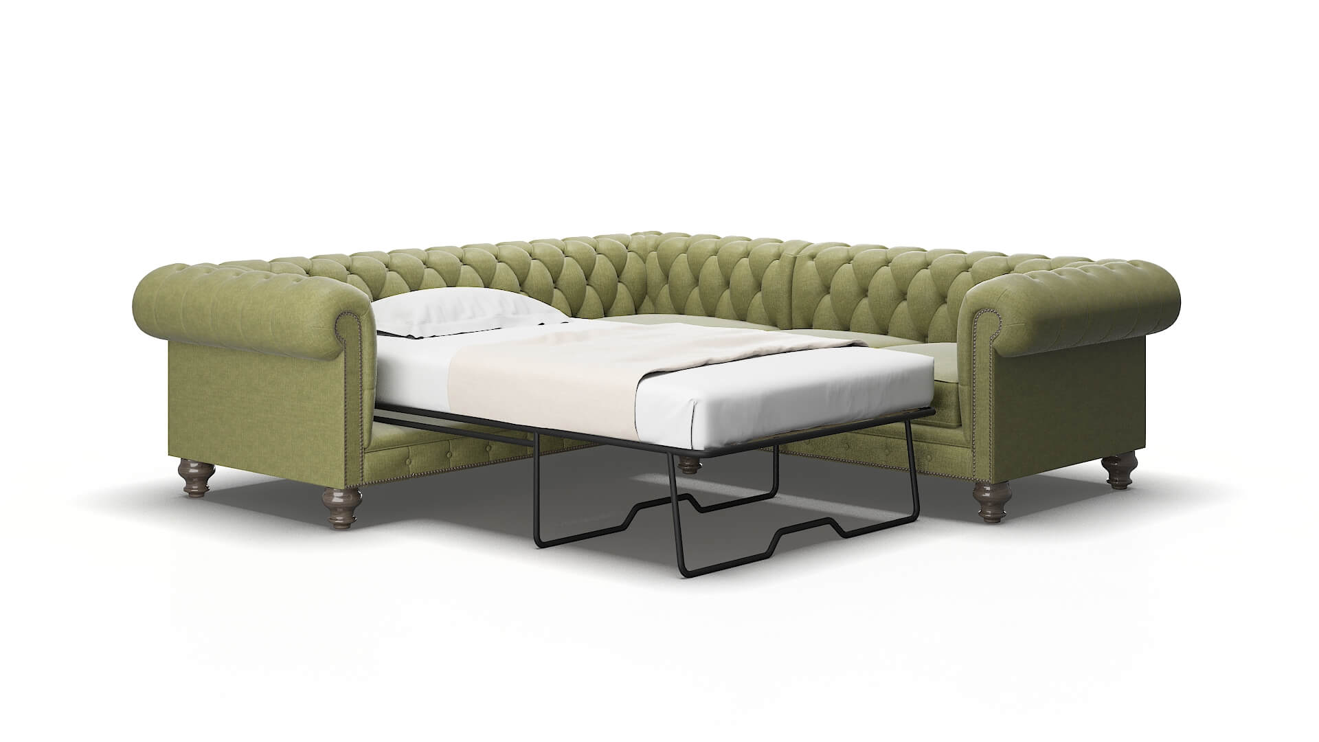 Bordeaux Simplex sour_apple Sectional sleeper Espresso Legs  2
