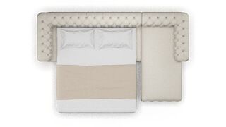 Bordeaux Terrain Natural Panel Sleeper Espresso legs 3