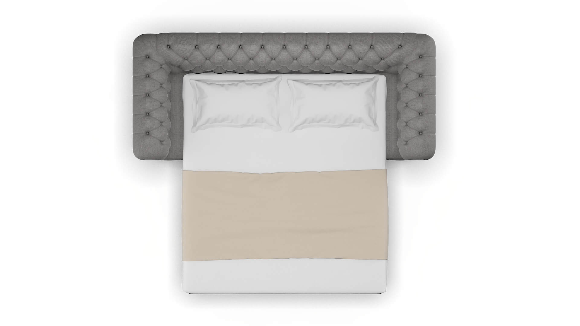 Bordeaux Terrain Oatmeal Sofa Sleeper Espresso legs 3