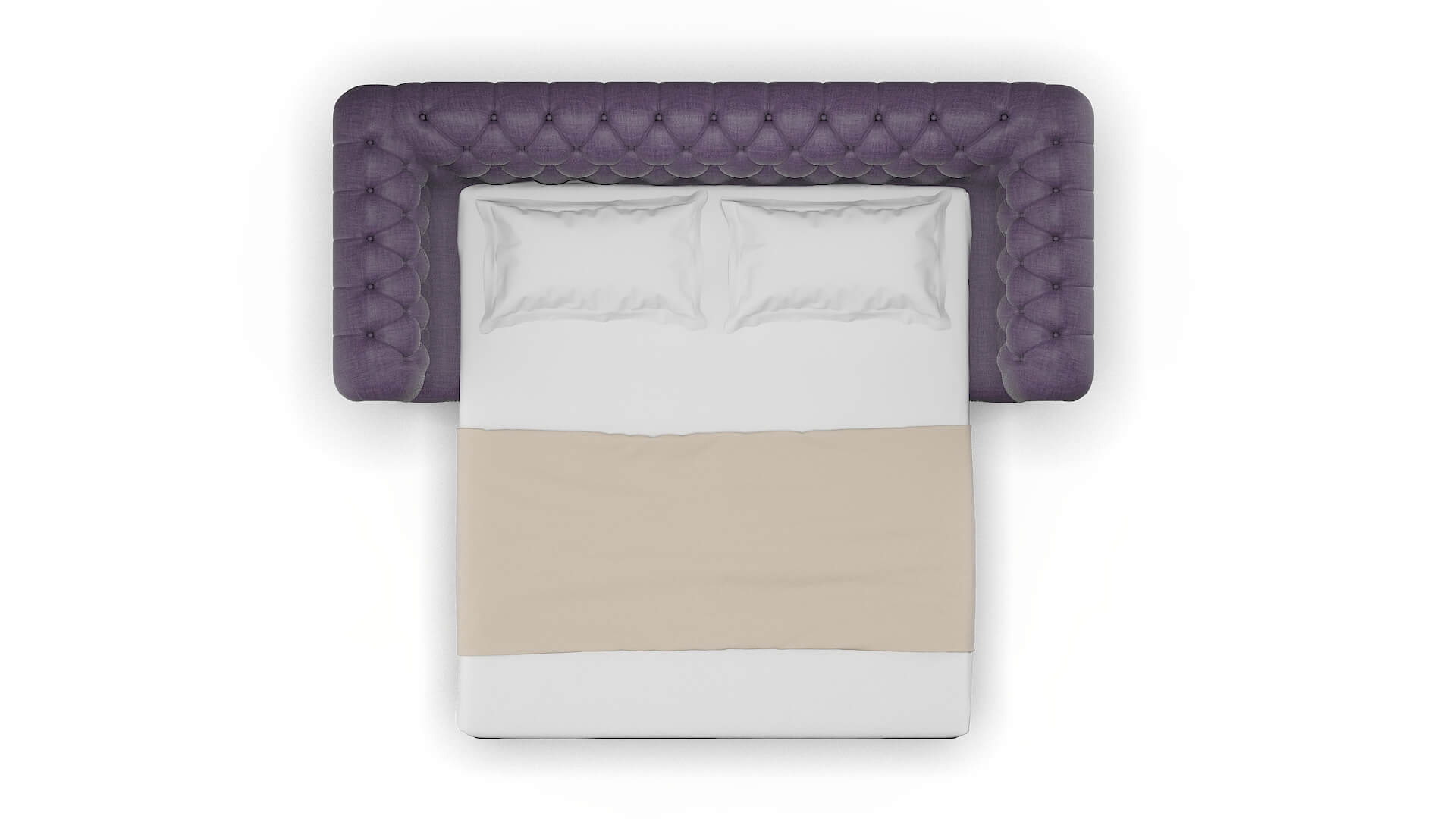 Bordeaux Tess Blackberry Sofa Sleeper Espresso legs 3