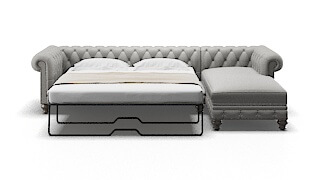 Bordeaux Urban_d Pepper Panel Sleeper Espresso legs 1