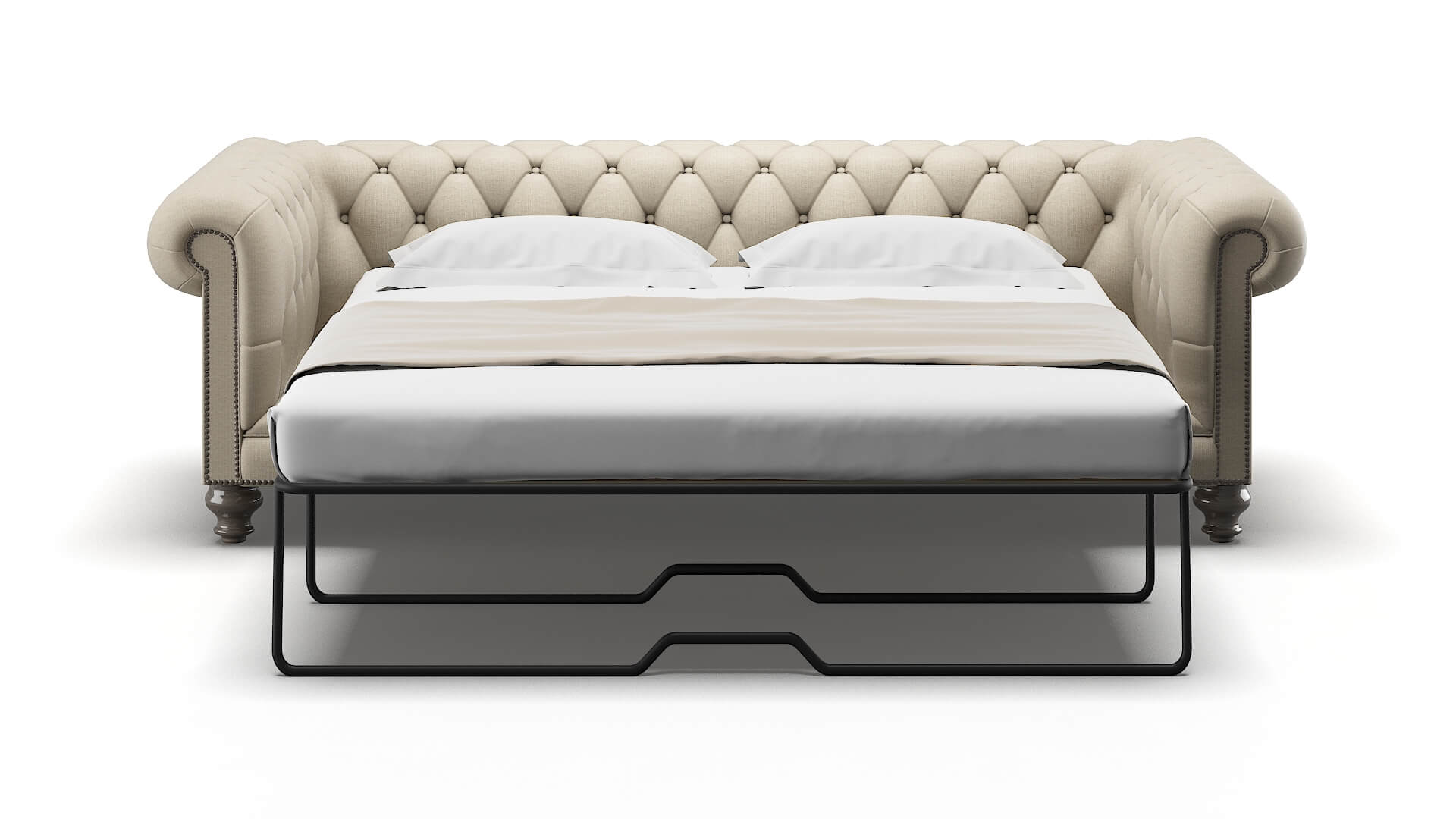 Bordeaux Urban_d Silver Sofa Sleeper Espresso legs 1