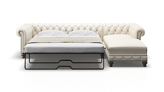 Bordeaux Urban_d Snow Panel Sleeper Espresso legs 1