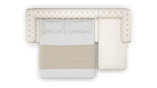 Bordeaux Urban_d Snow Panel Sleeper Espresso legs 3