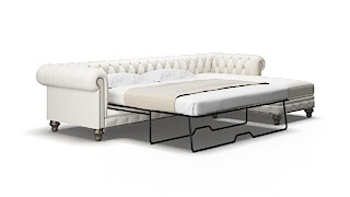 Bordeaux Venice Eggshell Panel Sleeper Espresso legs 2