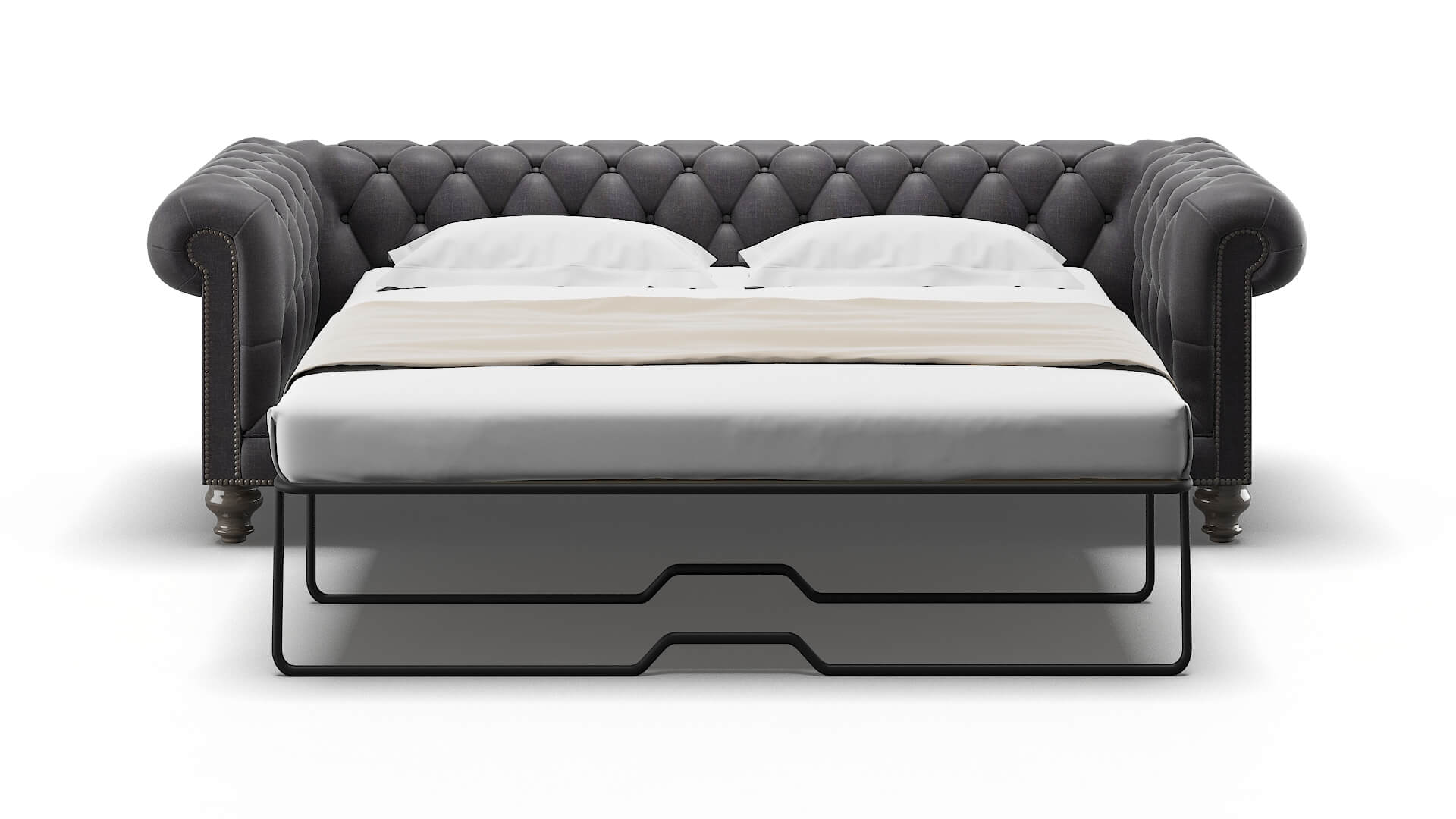 Bordeaux Venus Onyx Sofa Sleeper Espresso legs 1