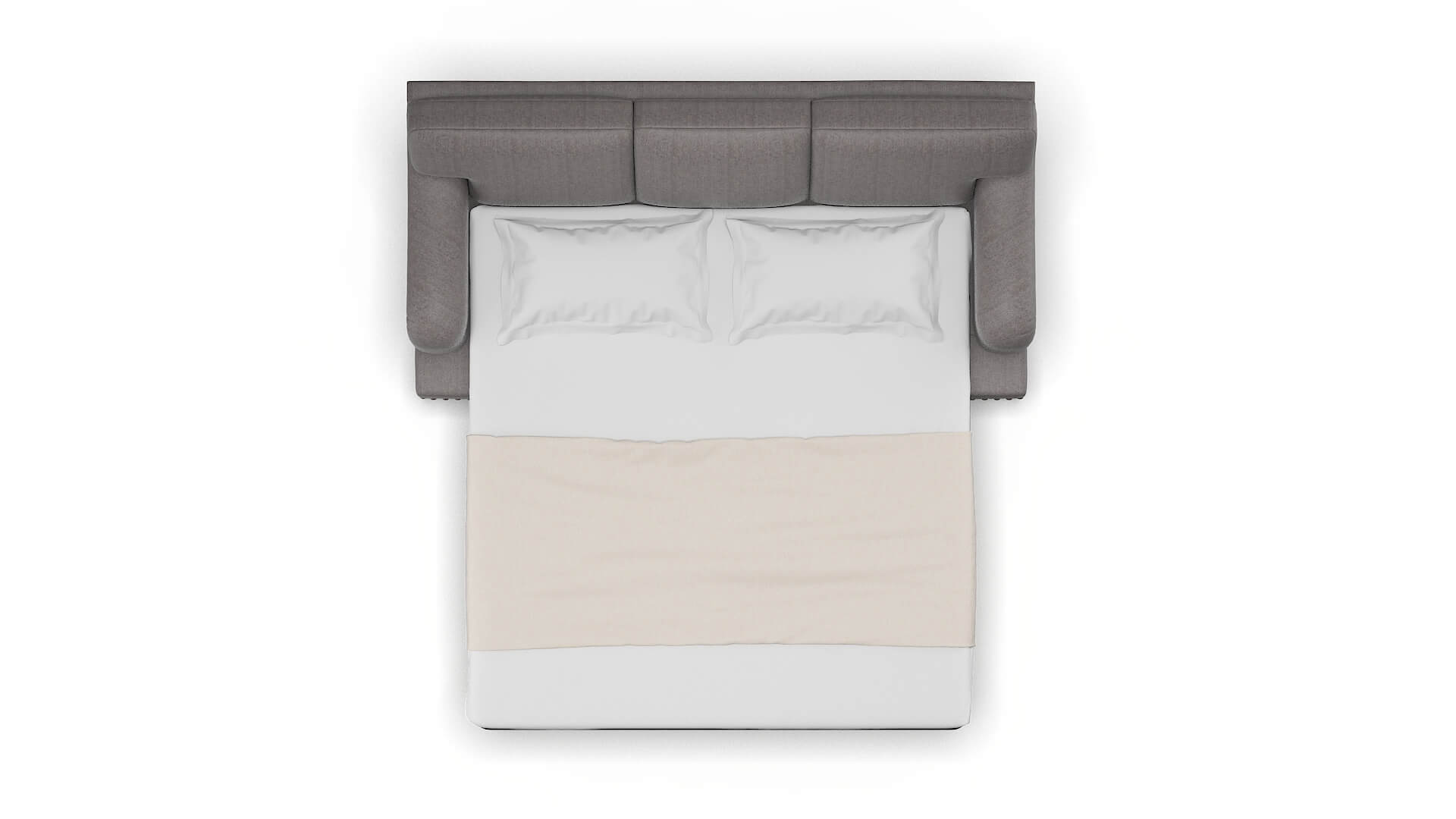 Brighton Atlas_plz Silver Sofa Sleeper Espresso legs 3