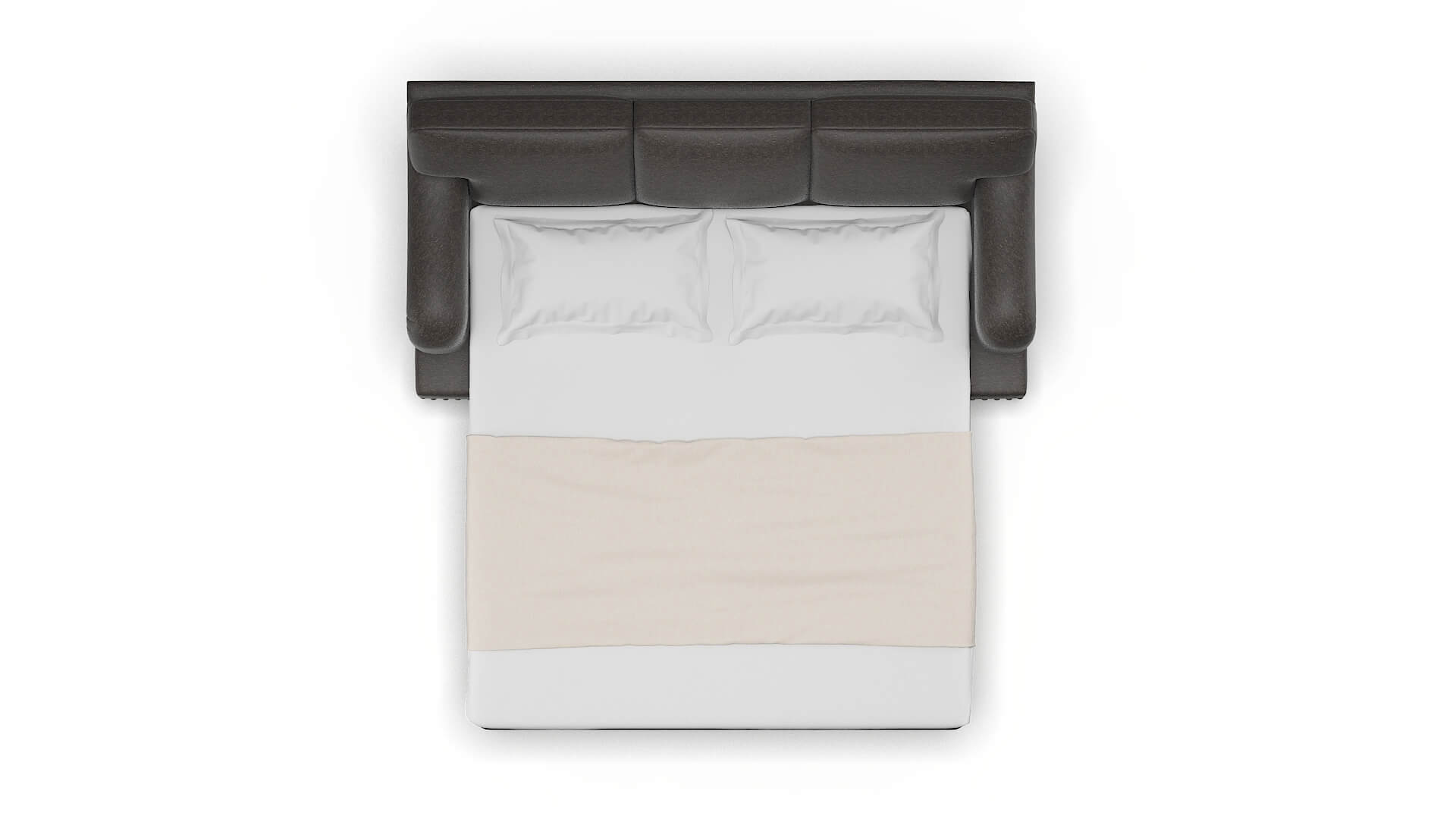 Brighton Avenger Denim Sofa Sleeper Espresso legs 3