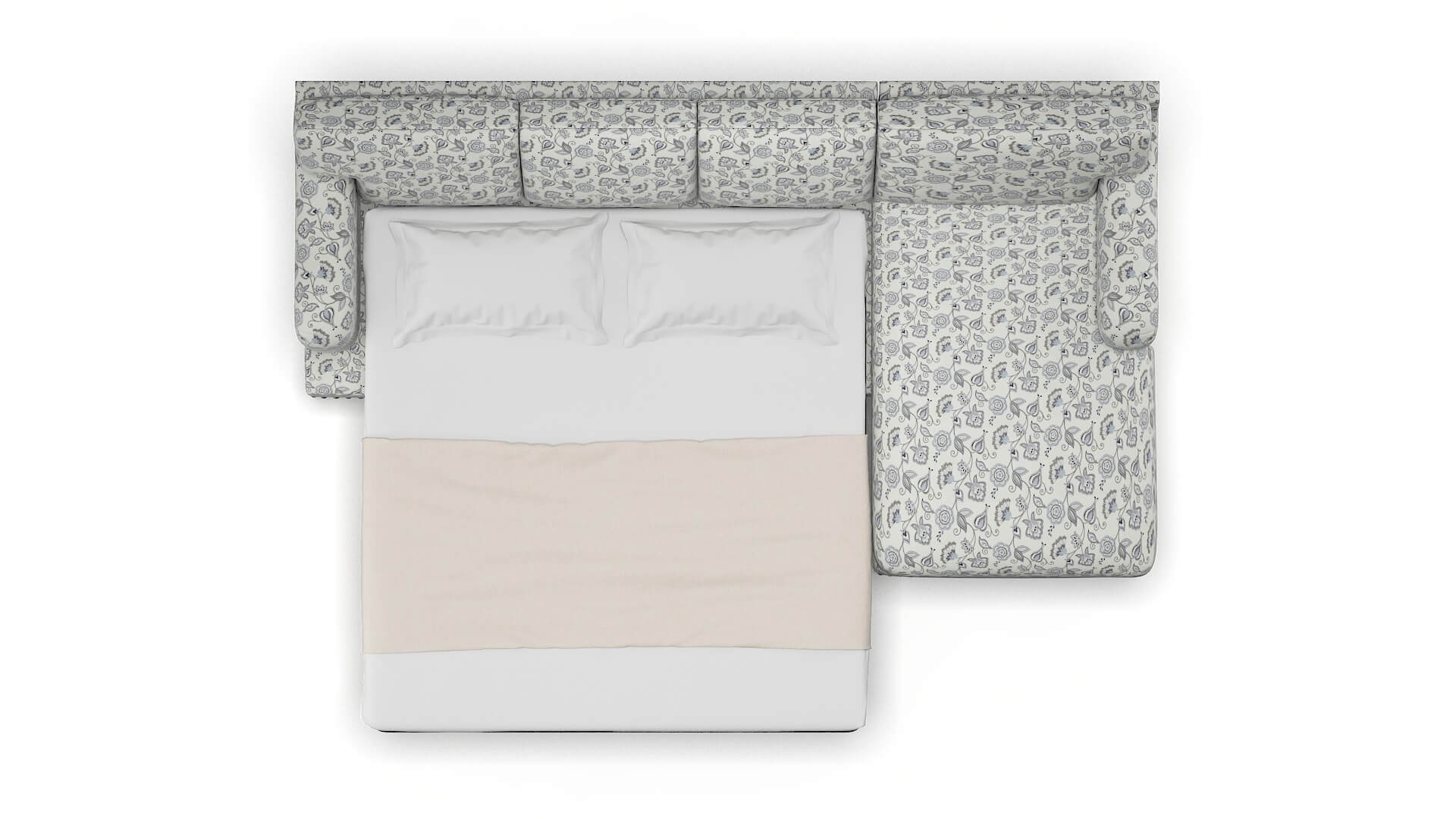 Brighton Avignon Sky Panel Sleeper Espresso legs 3