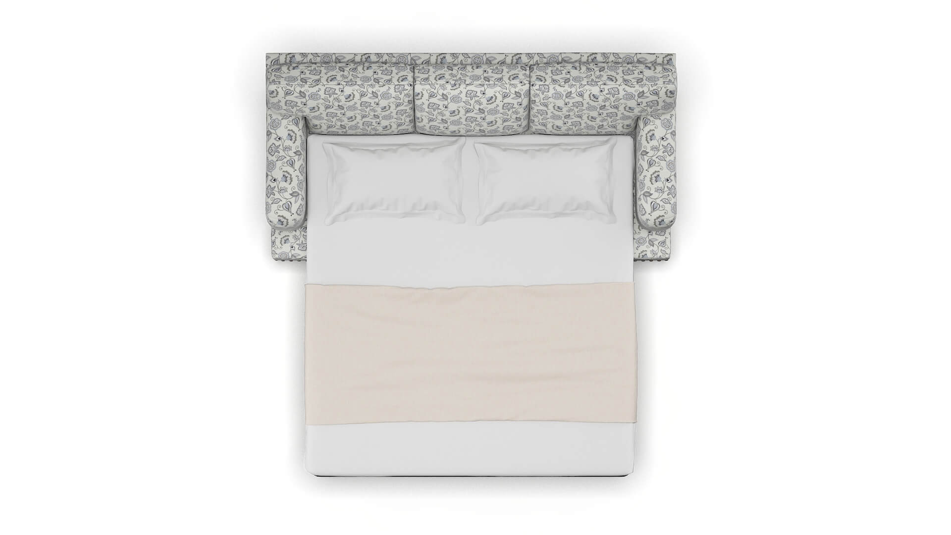 Brighton Avignon Sky Sofa Sleeper Espresso legs 3