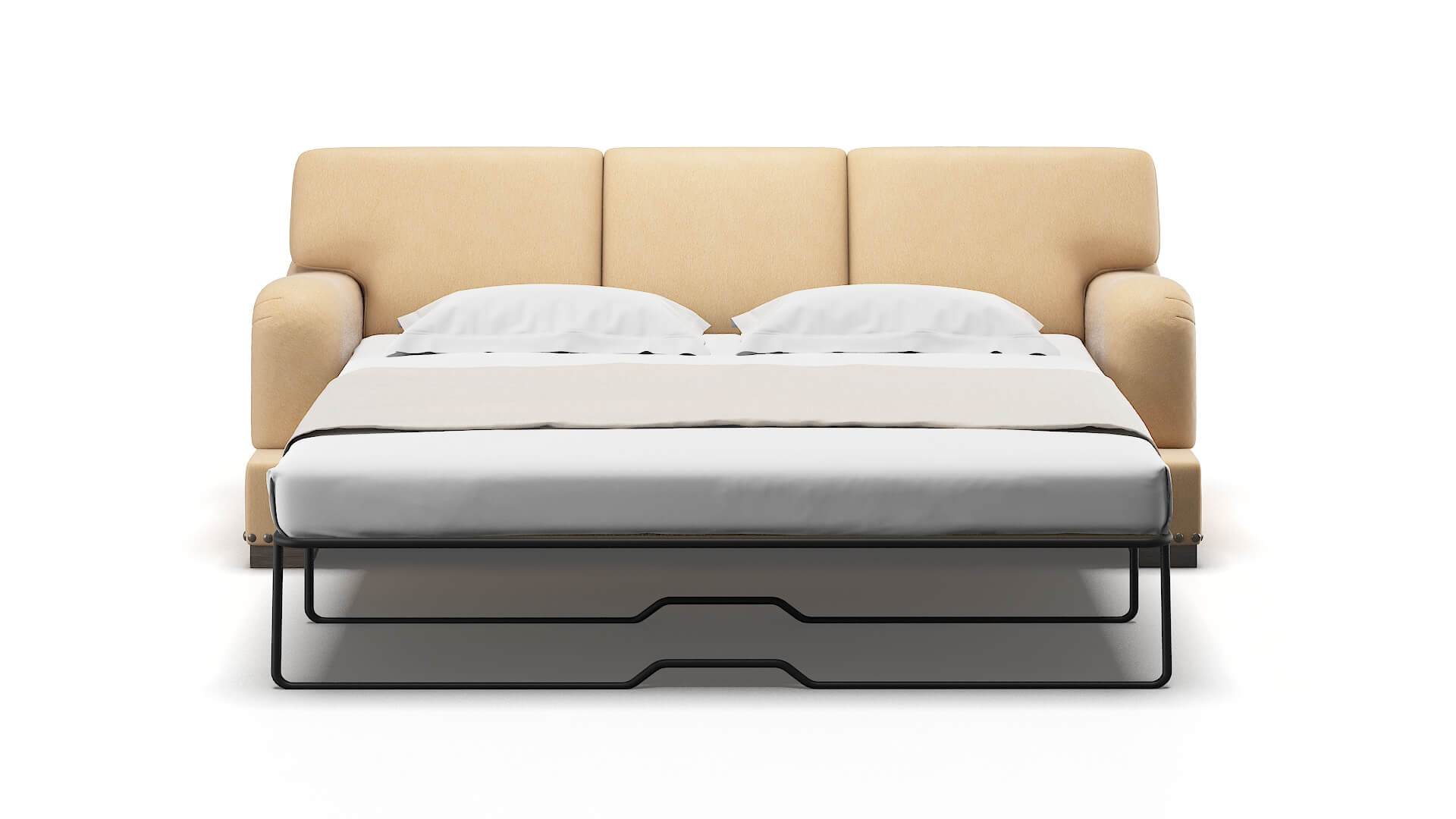 Brighton Bella Coffee Sofa Sleeper Espresso legs 1