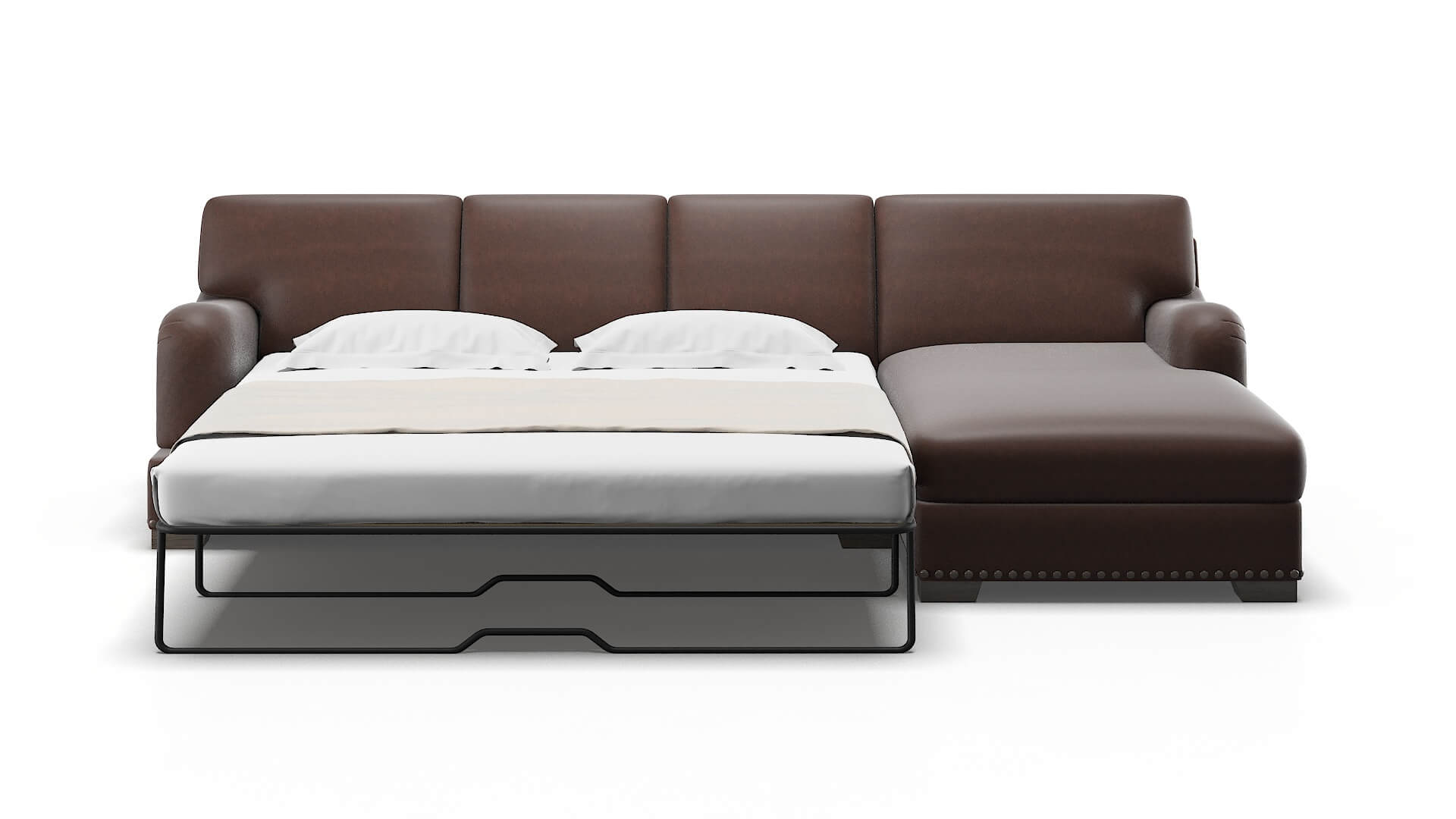 Brighton Bella Espresso Panel Sleeper Espresso legs 1