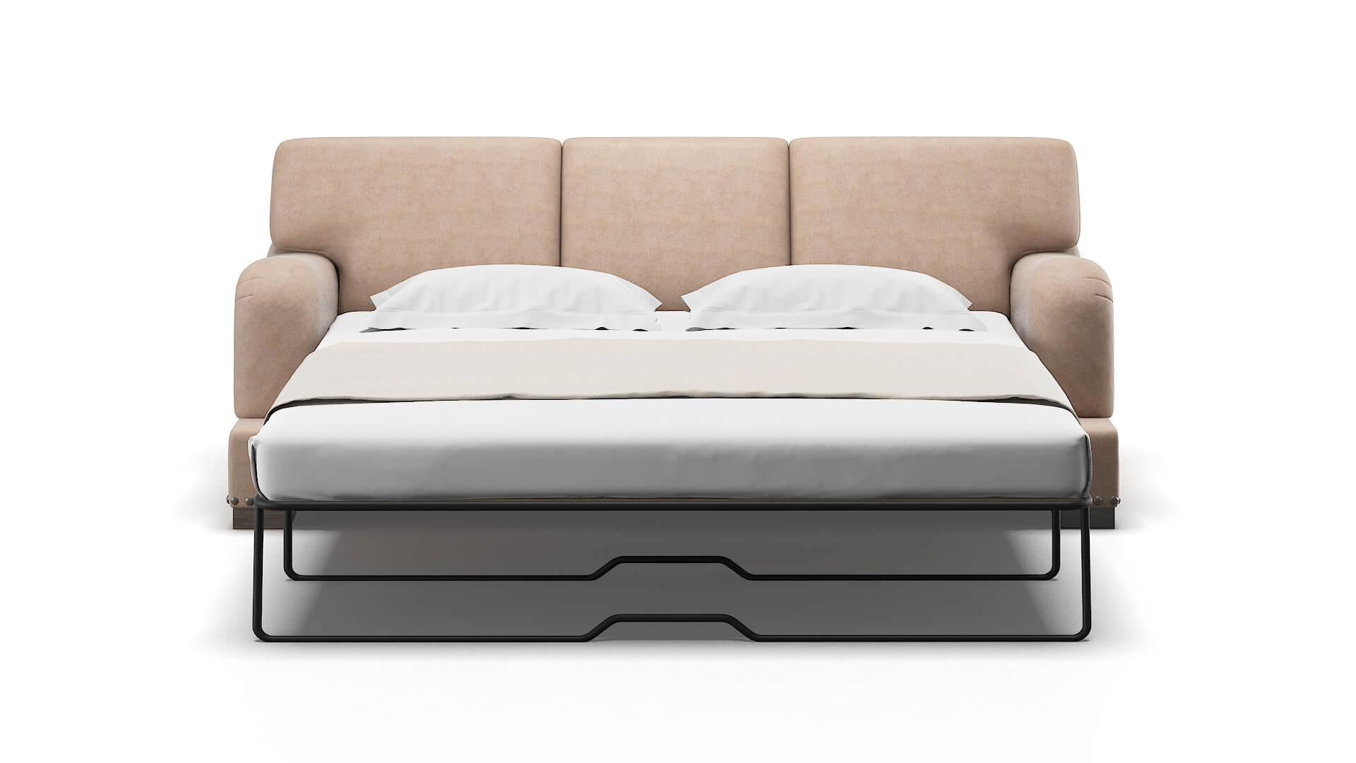 Brighton Bella Pewter Sofa Sleeper Espresso legs 1