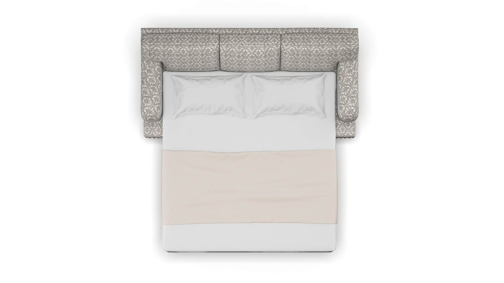 Brighton Bergamo Dove Sofa Sleeper Espresso legs 3