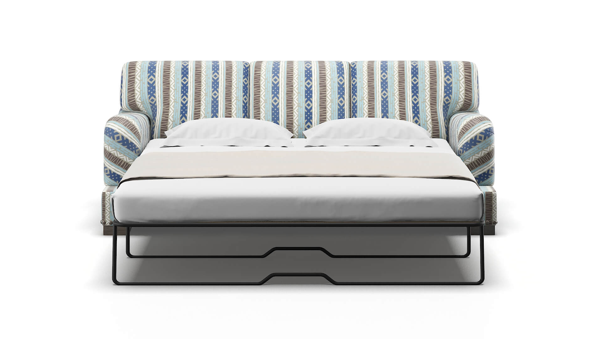 Brighton Bodhi Indigo Sofa Sleeper Espresso legs 1