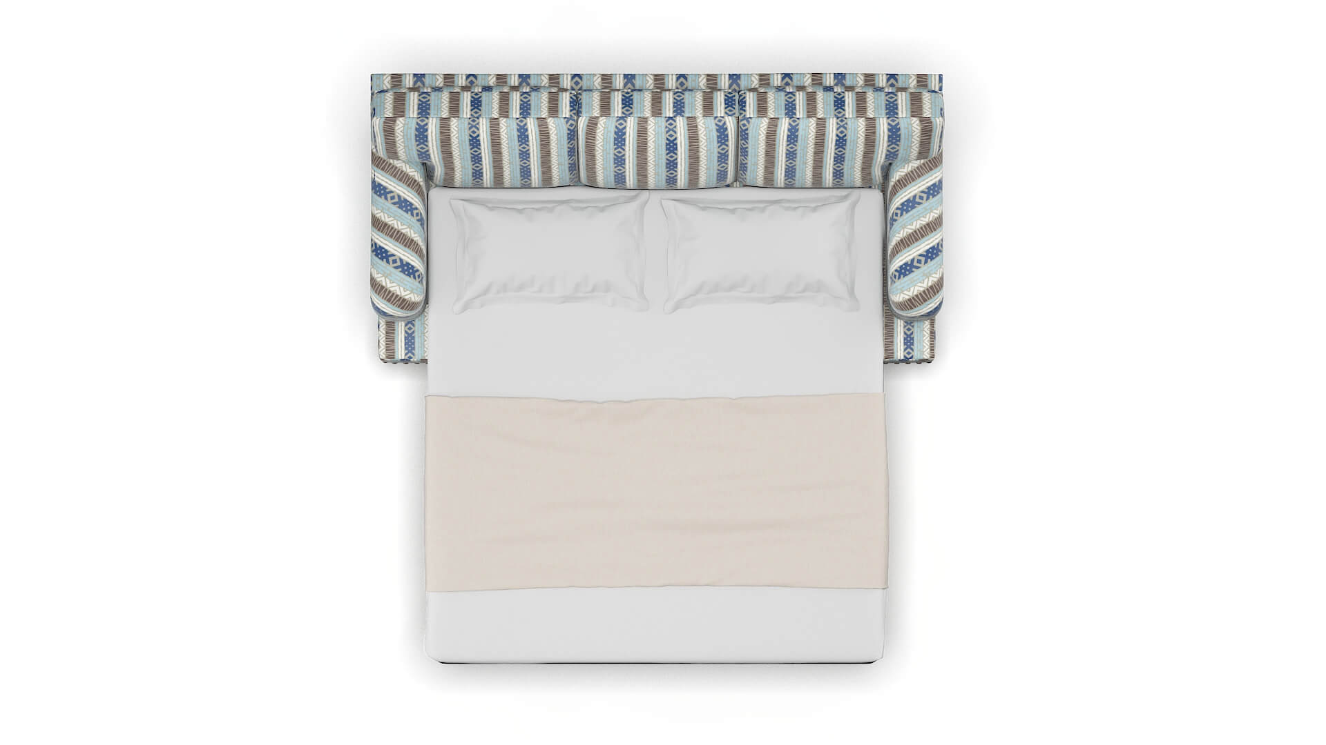 Brighton Bodhi Indigo Sofa Sleeper Espresso legs 3