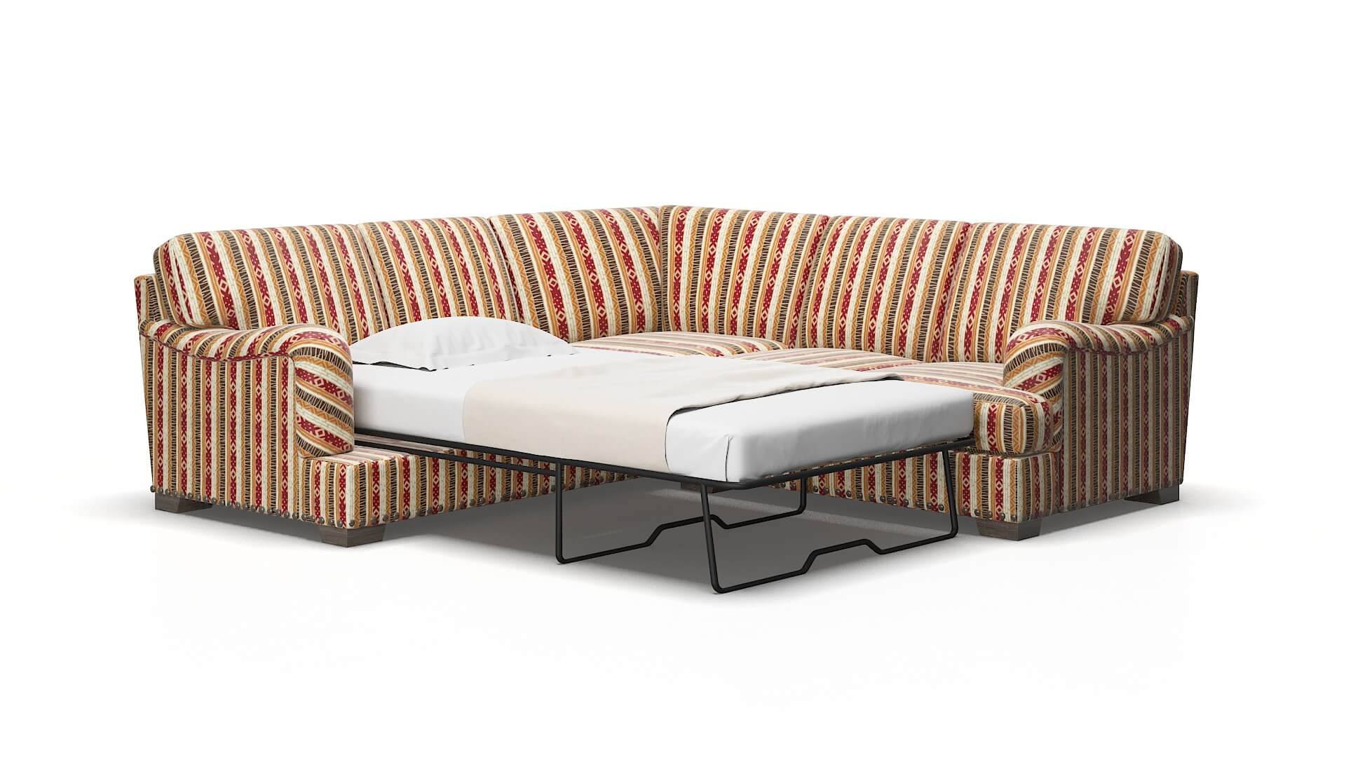 Brighton Bodhi tango Sectional sleeper Espresso Legs  2