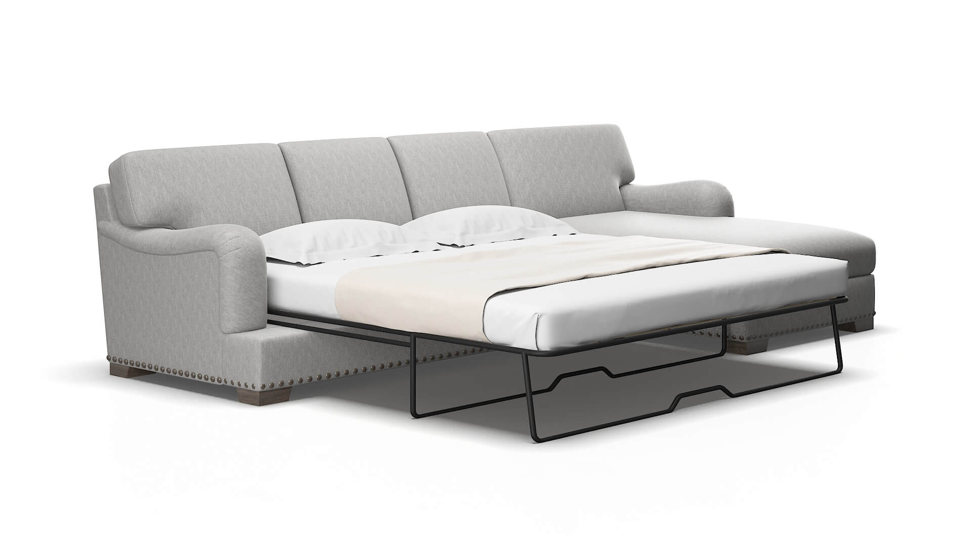 Brighton Bungalow Graphite Panel Sleeper espresso legs 2