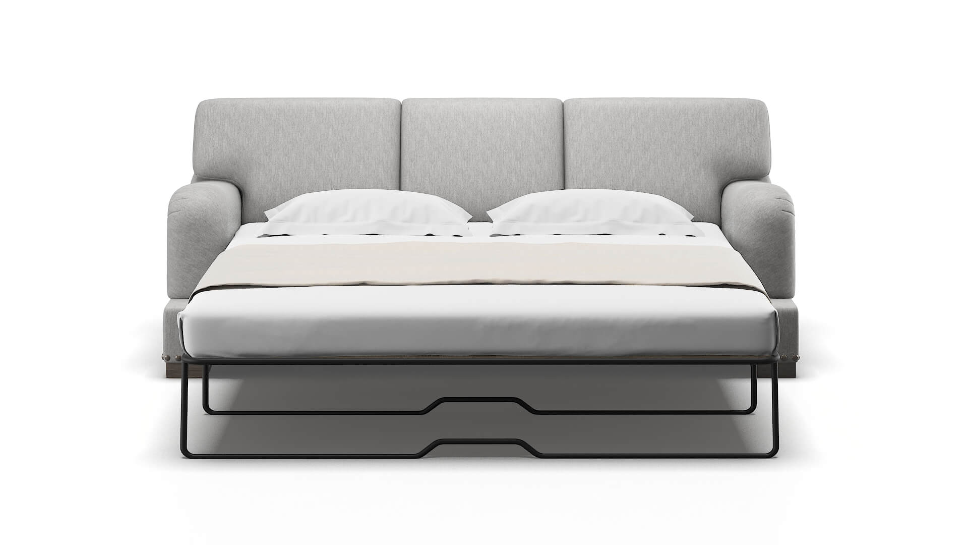 Brighton Bungalow Graphite Sofa Sleeper Espresso legs 1