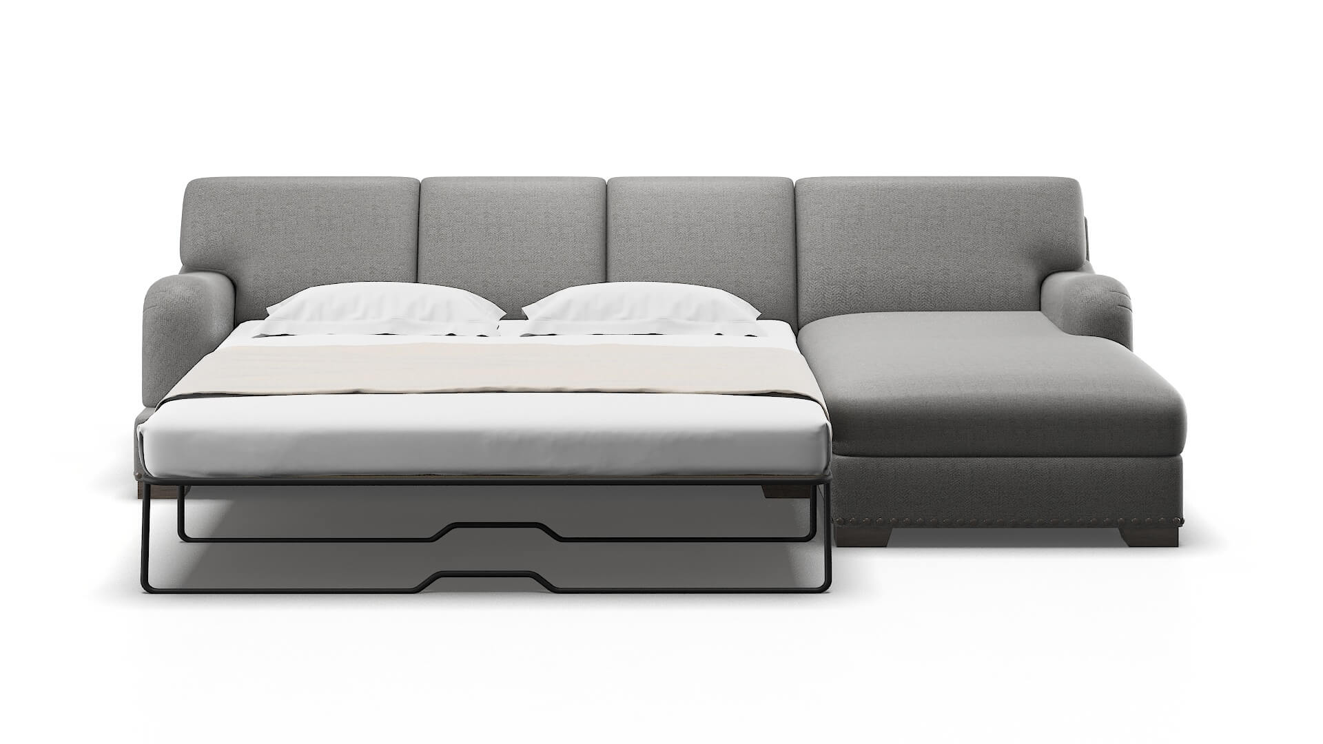 Brighton Catalina Steel Panel Sleeper Espresso legs 1