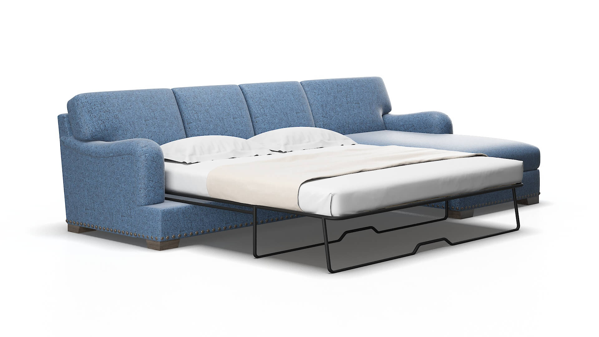 Brighton Clyde deep_ocean Panel sleeper Espresso Legs  2