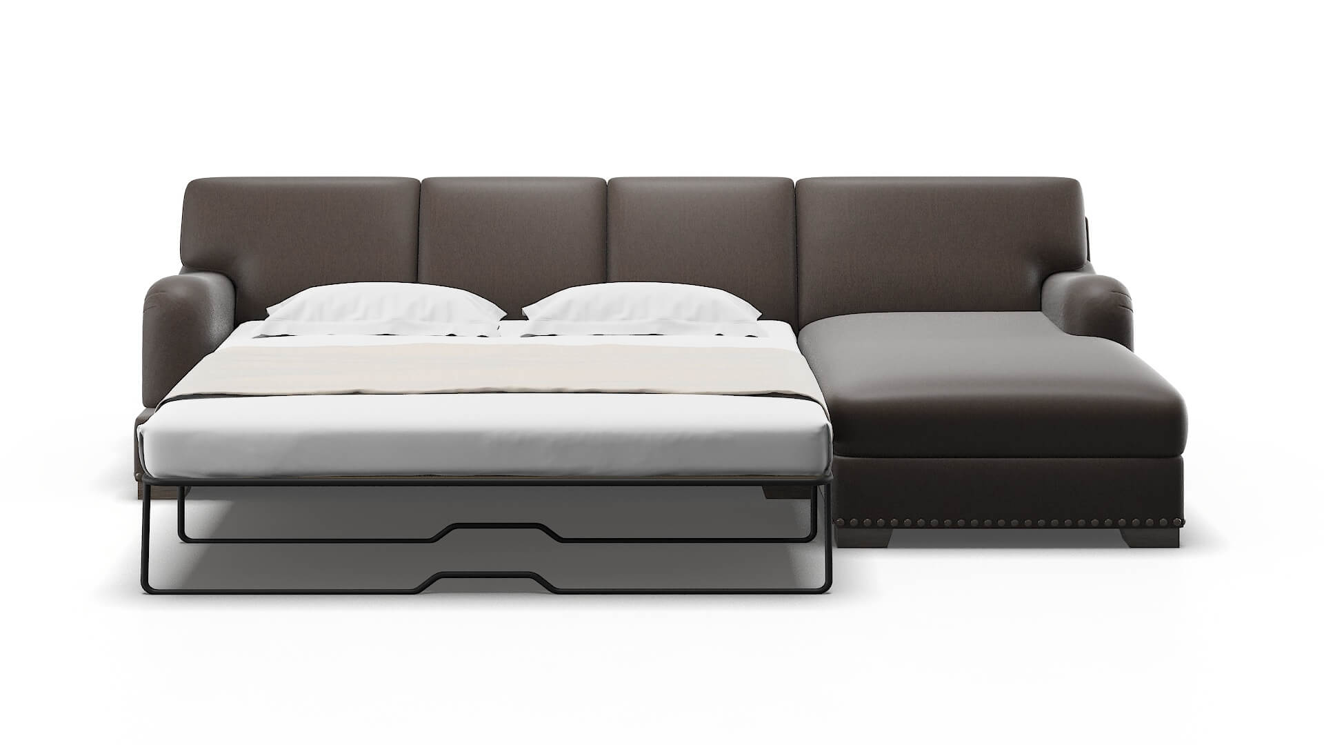 Brighton Cosmo Chocolate Panel Sleeper Espresso legs 1