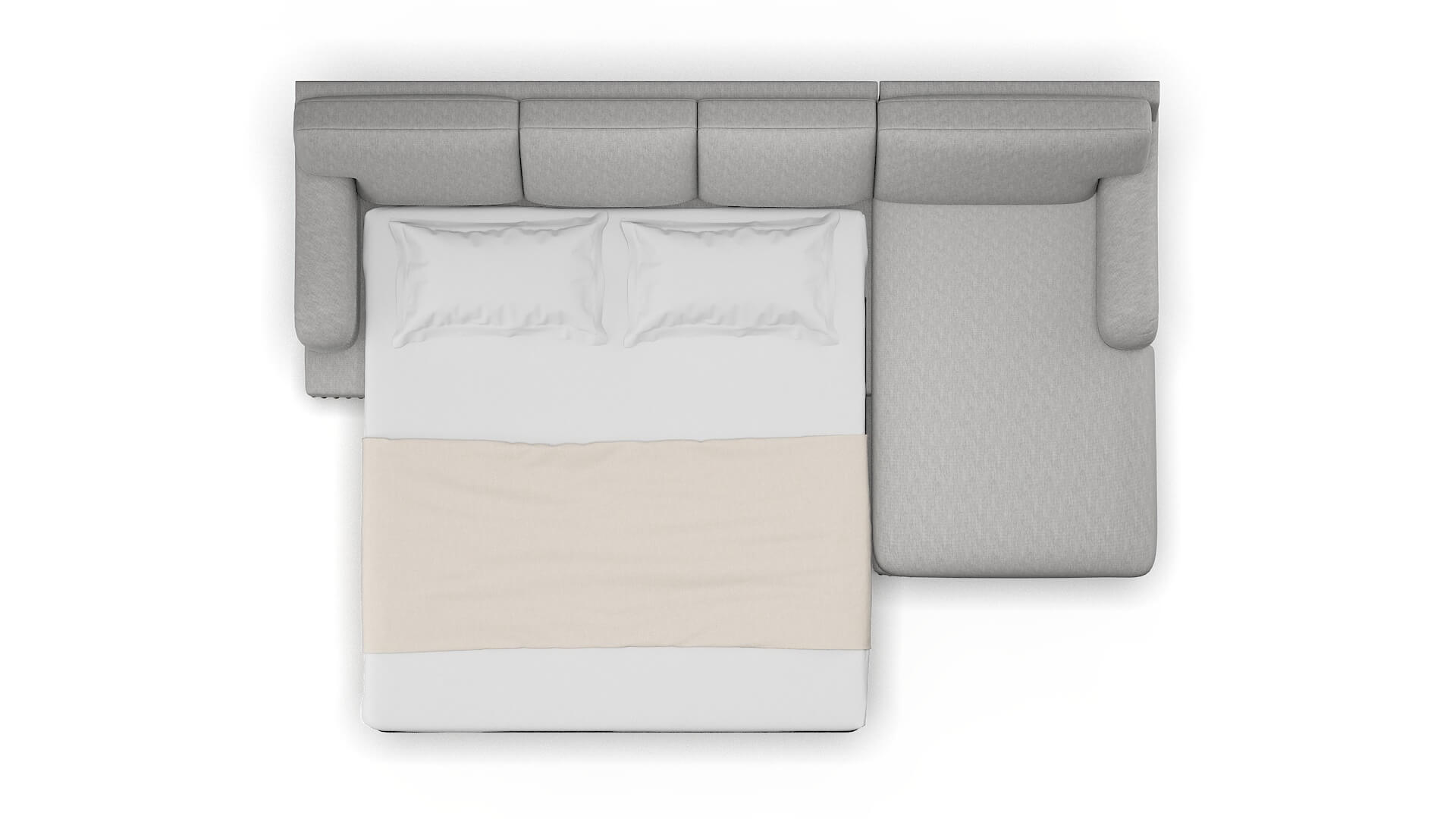 Brighton Cosmo Steel Panel Sleeper Espresso legs 3