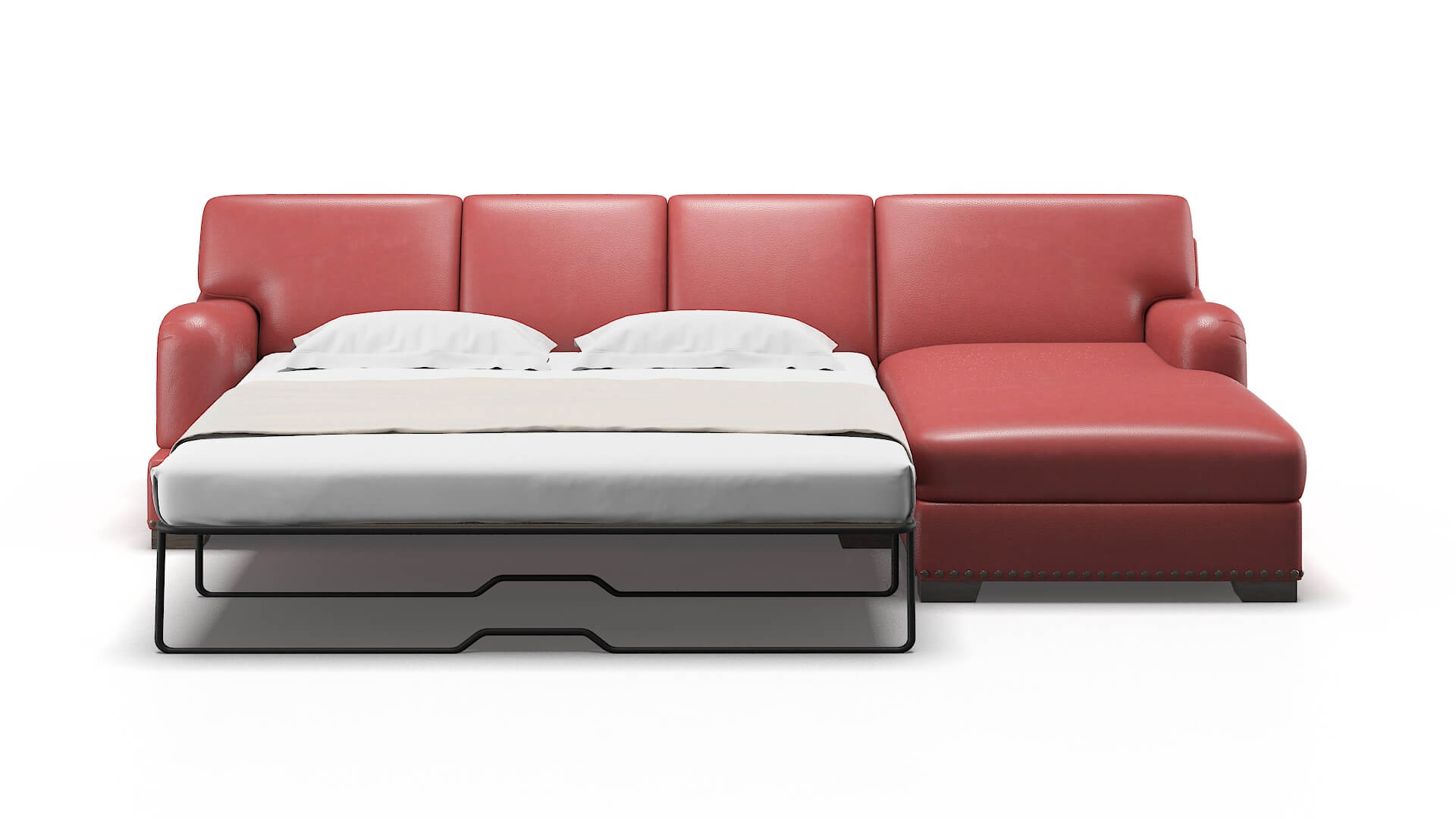 Brighton Dillion Cordovan Panel Sleeper Espresso legs 1