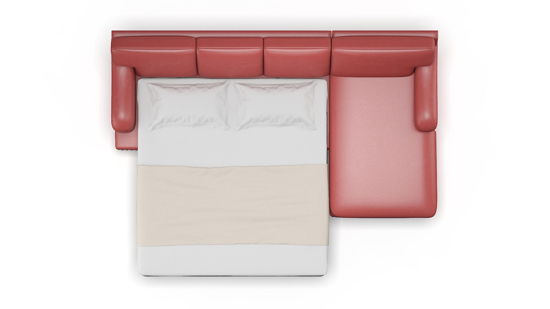 Brighton Dillion Cordovan Panel Sleeper Espresso legs 3