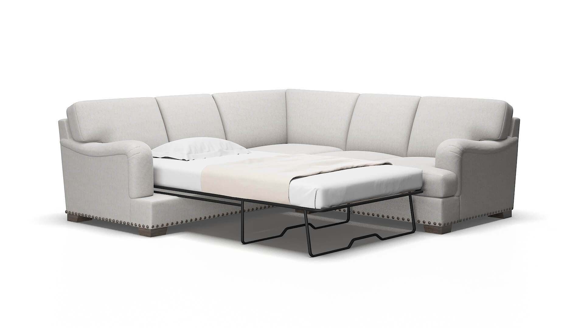 Brighton Dream_d Sterling Sectional Sleeper Espresso legs 2