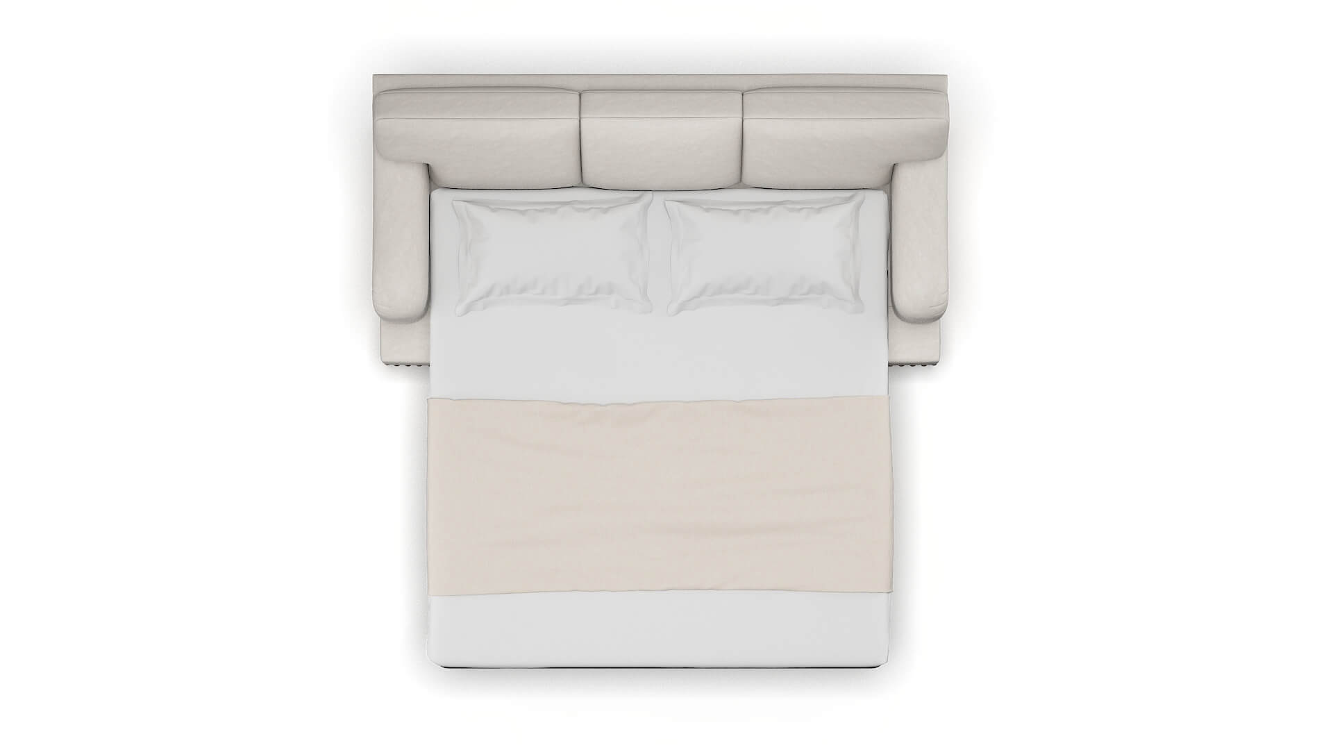 Brighton Dream_d Stone Sofa Sleeper Espresso legs 3