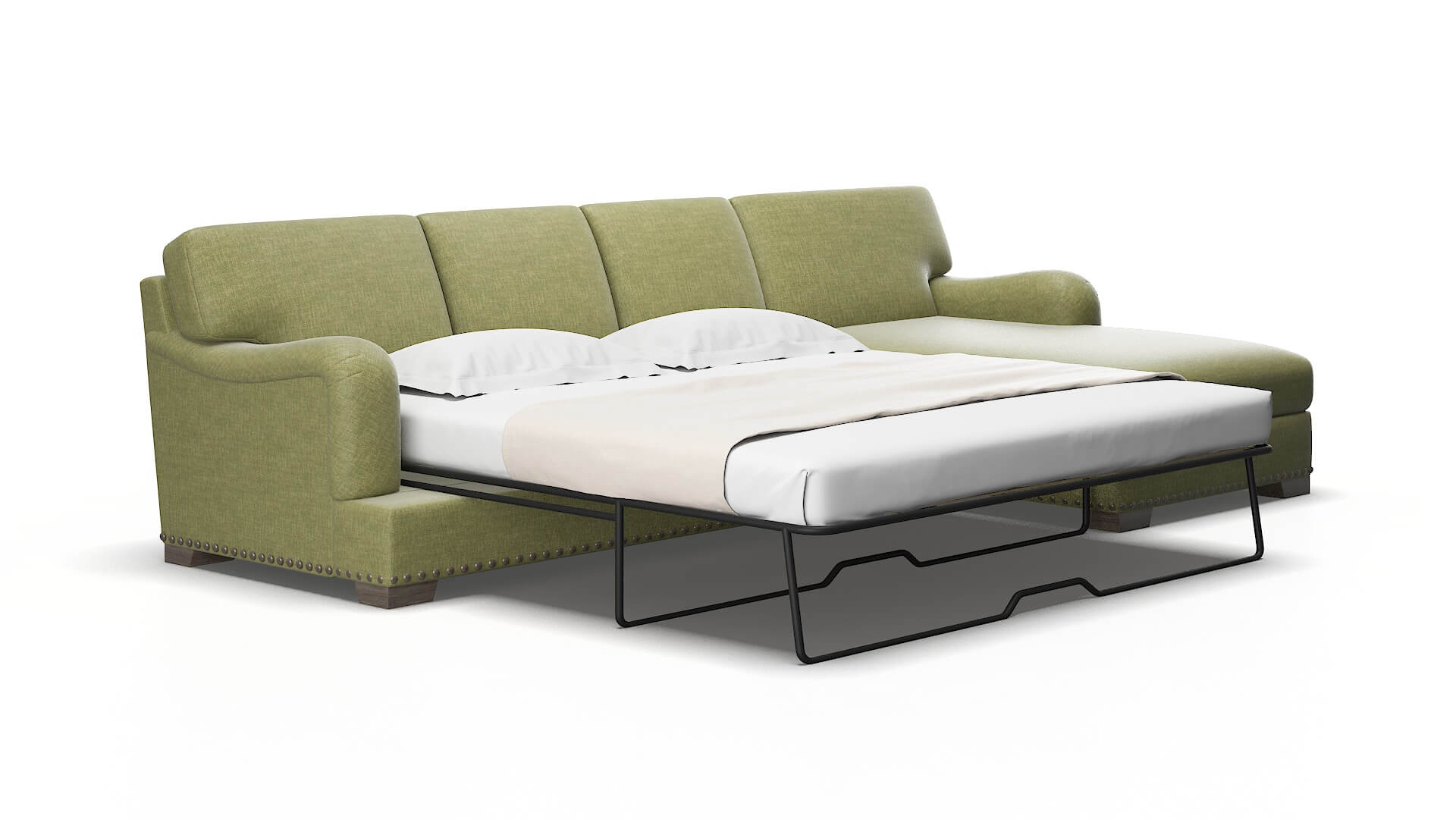 Brighton Durham lime Panel sleeper Espresso Legs  2