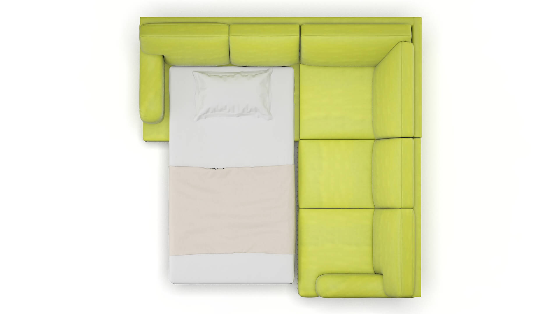 Brighton Hathaway Apple Sectional Sleeper Espresso legs 3