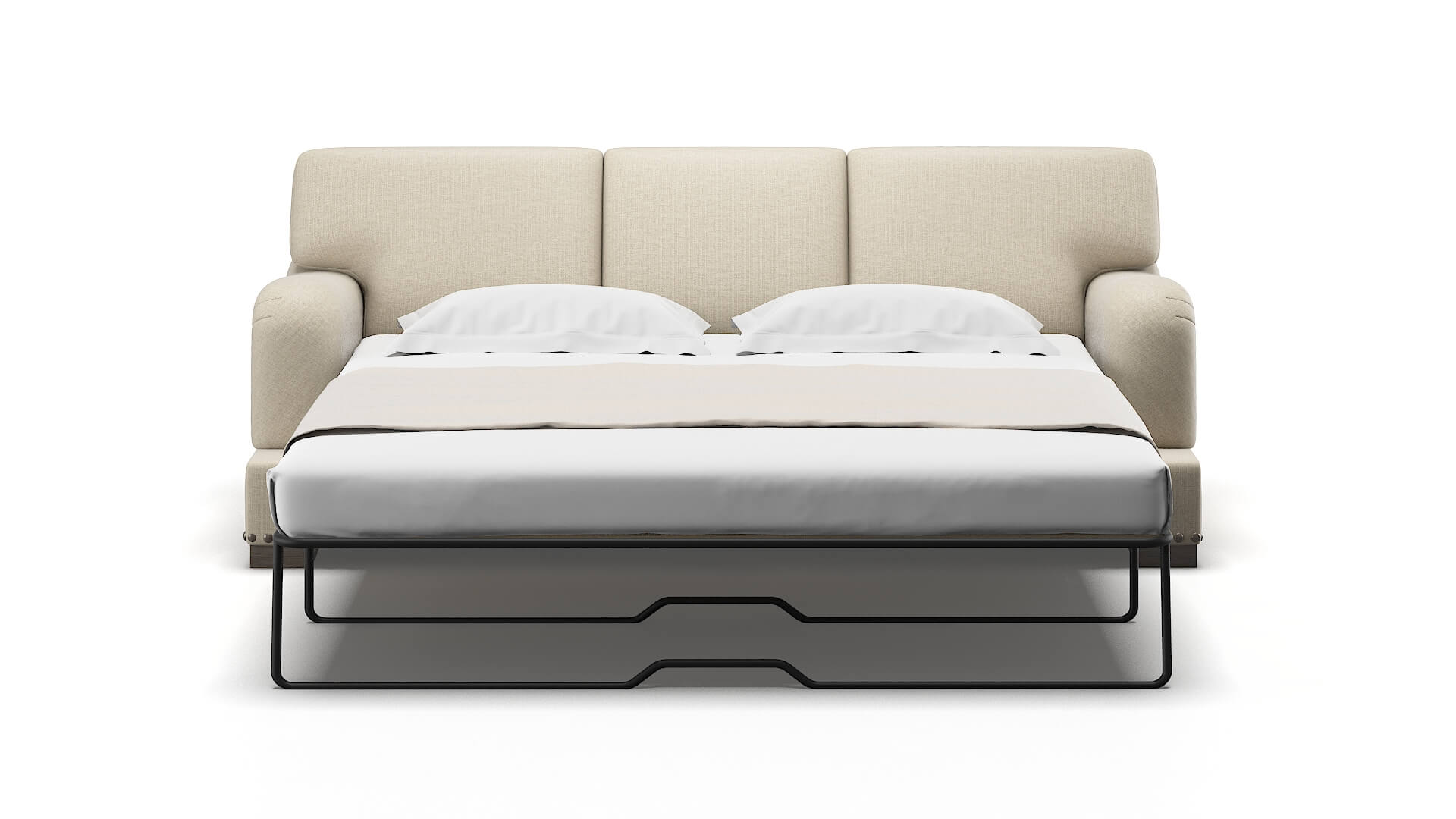 Brighton Insight Barley Sofa Sleeper Espresso legs 1