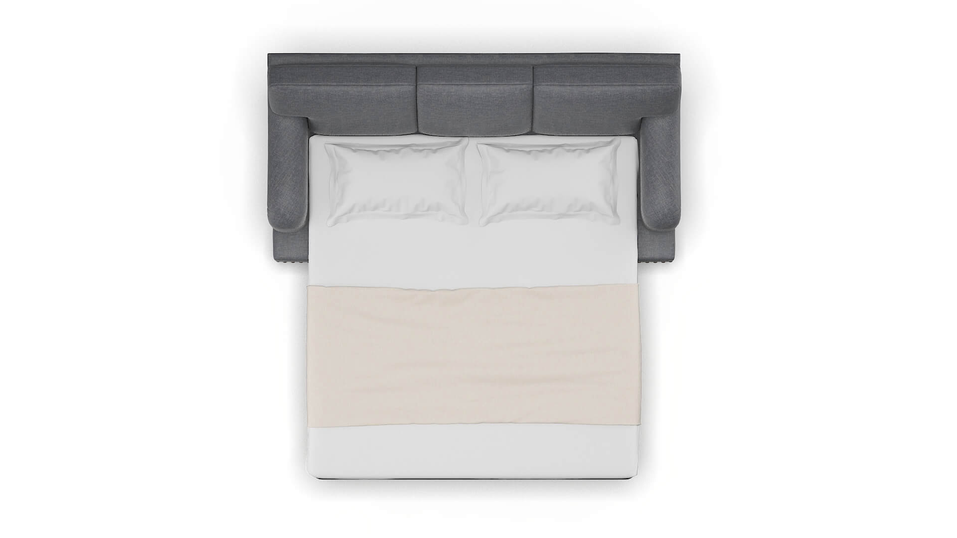 Brighton Lana Onyx Sofa Sleeper Espresso legs 3