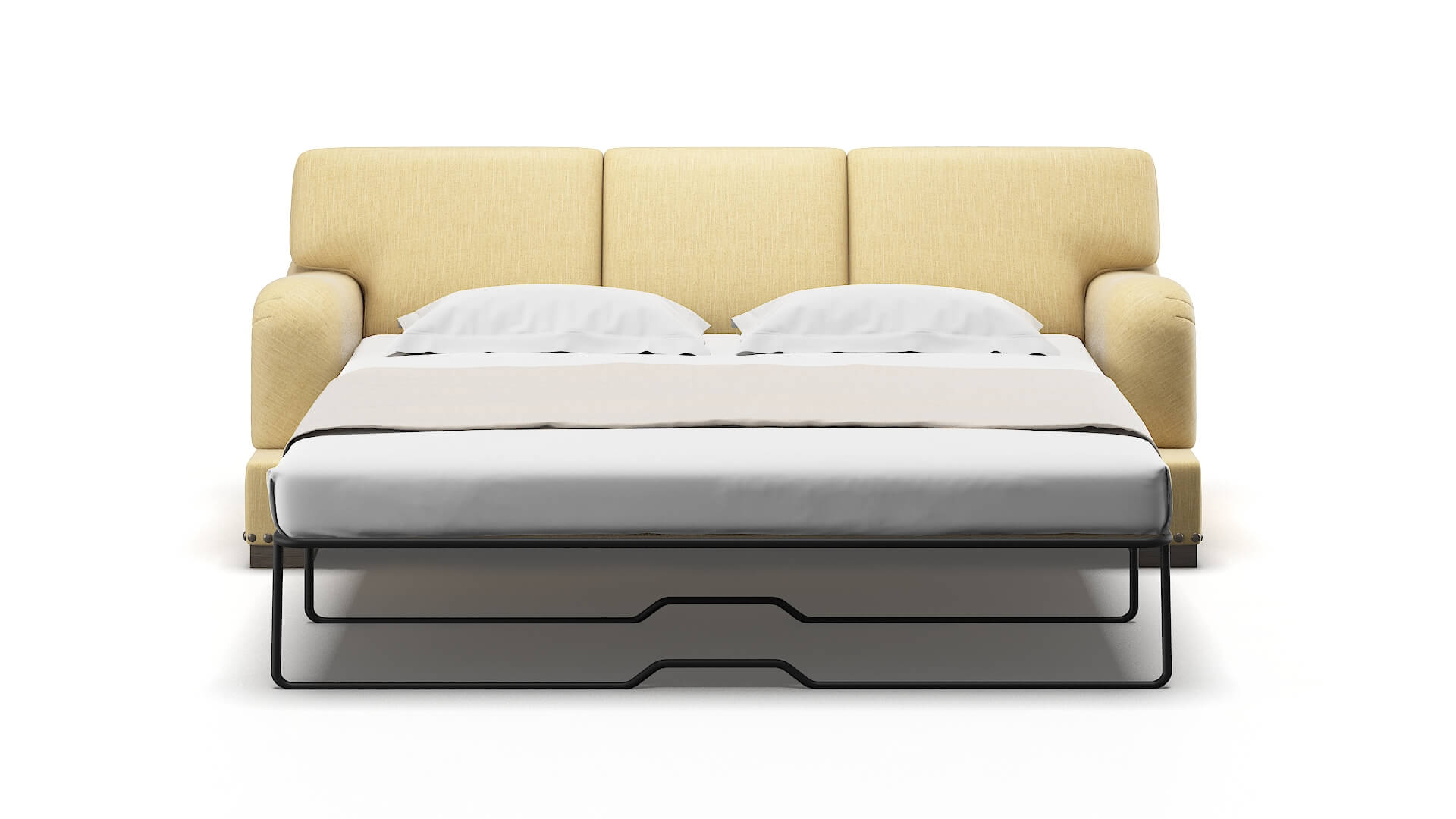 Brighton Malibu Maize Sofa Sleeper Espresso legs 1