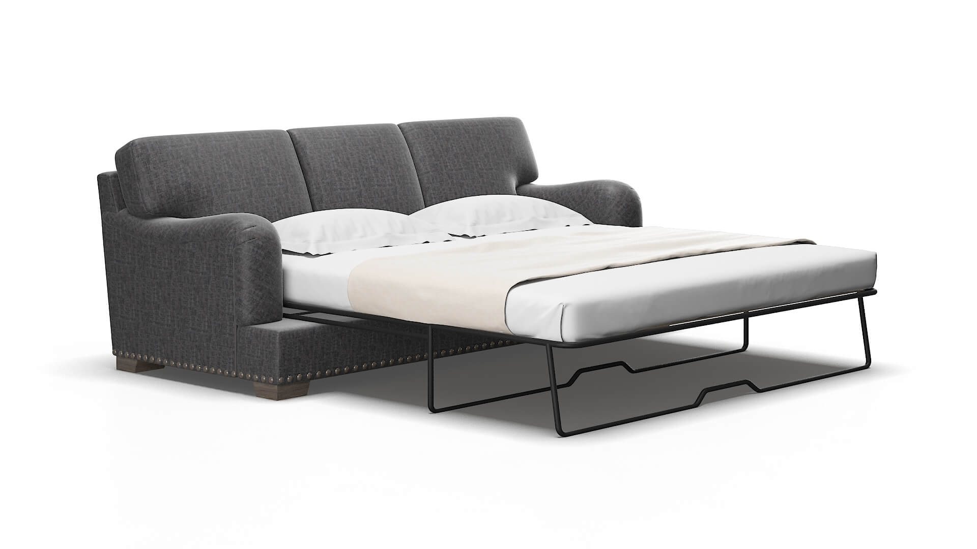 Brighton Marcy baltic Sofa sleeper Espresso Legs  2