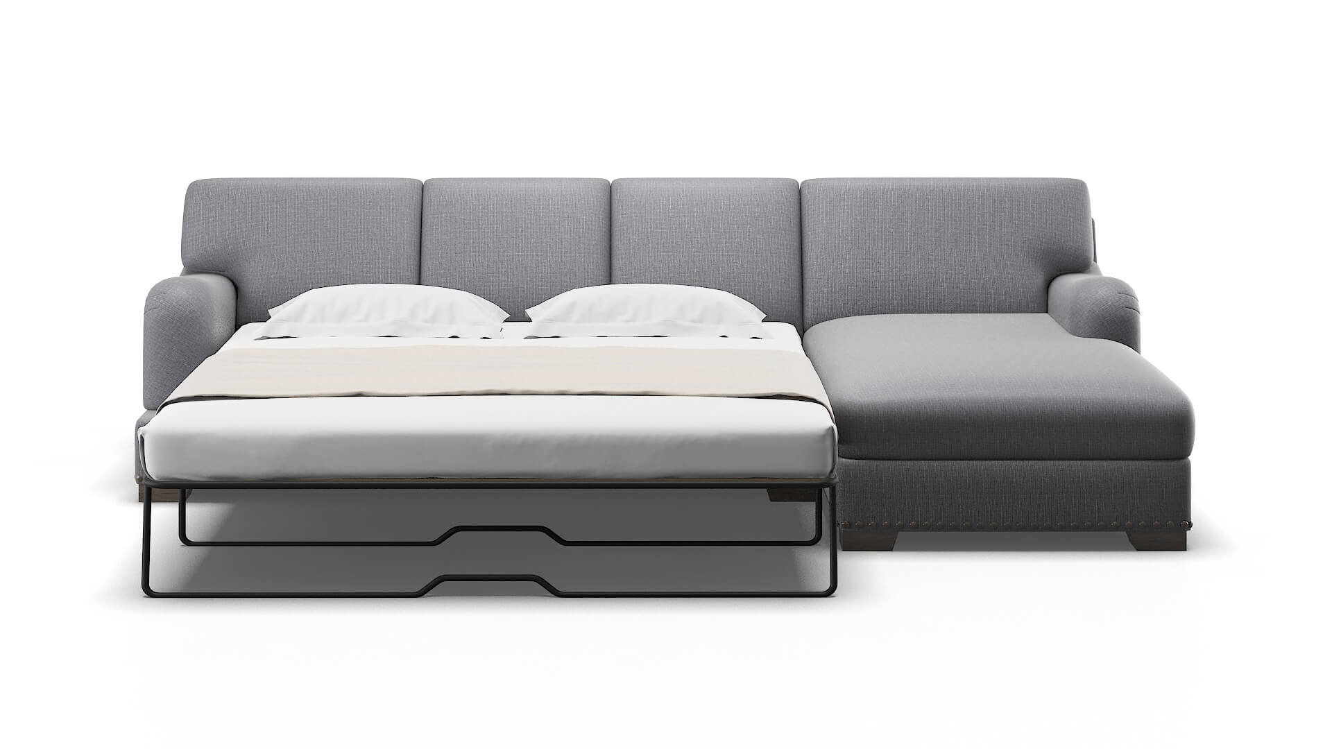 Brighton Parker Ash Panel Sleeper Espresso legs 1