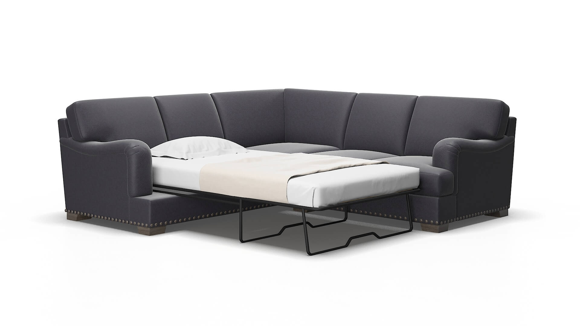 Brighton Parker Charcoal Sectional Sleeper 2