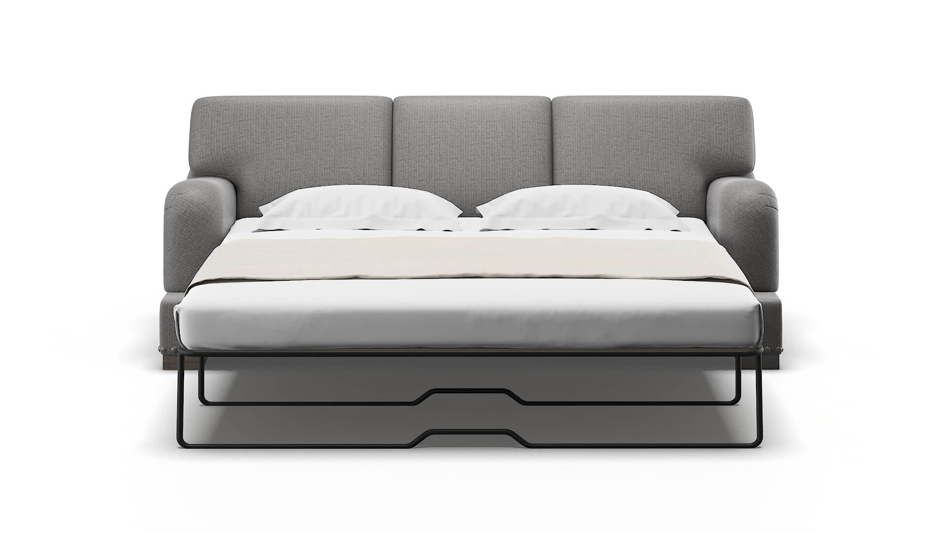 Brighton Parker Graphite Sofa Sleeper Espresso legs 1