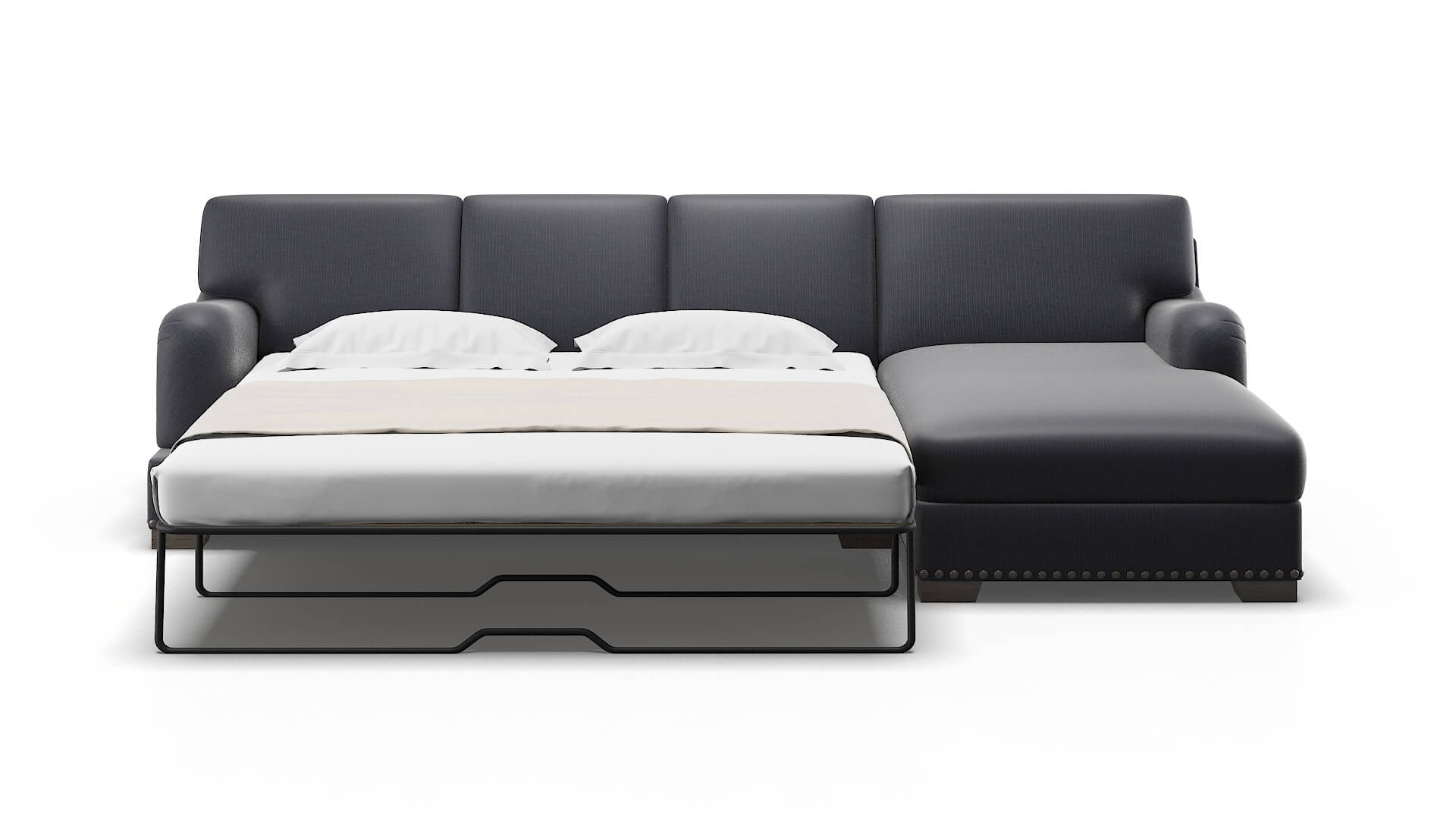 Brighton Parker Midnight Panel Sleeper Espresso legs 1