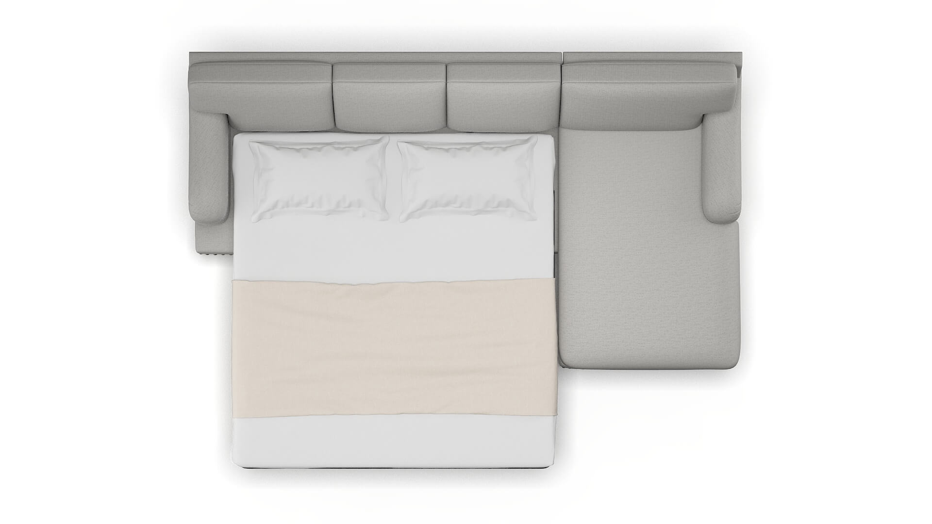 Brighton Parker Silver Panel Sleeper Espresso legs 3